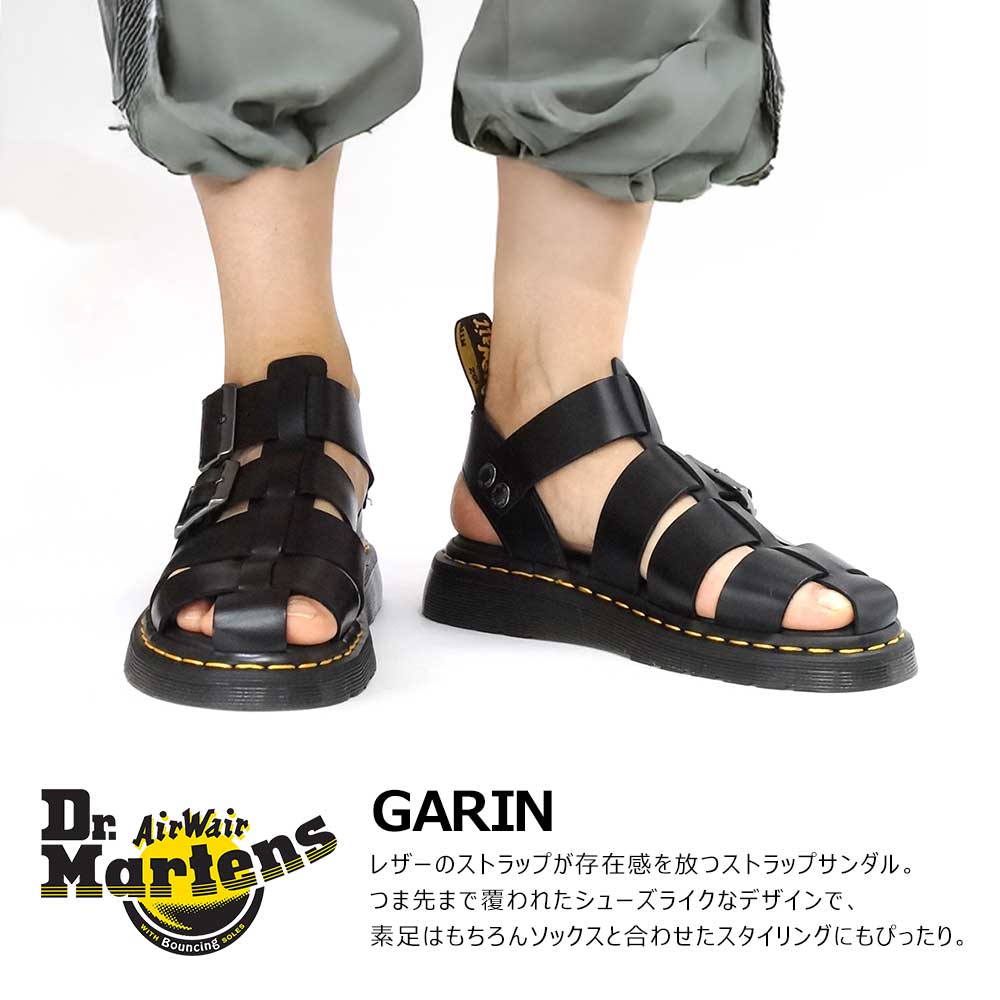 ドクターマーチン サンダル メンズ ガリン GARIN ストラップ レザー