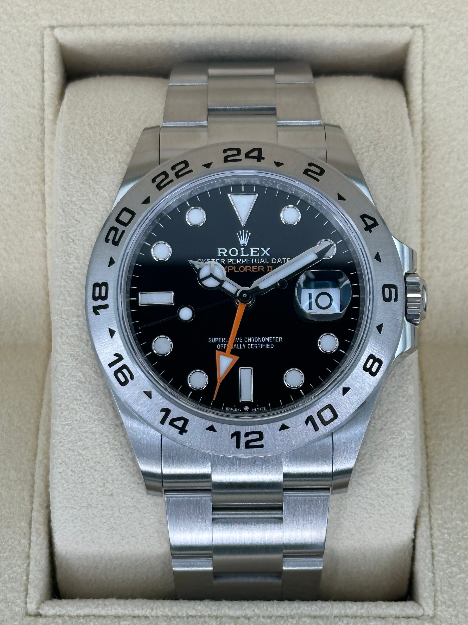 2023 Rolex Explorer II 42mm 226570 Black Dial