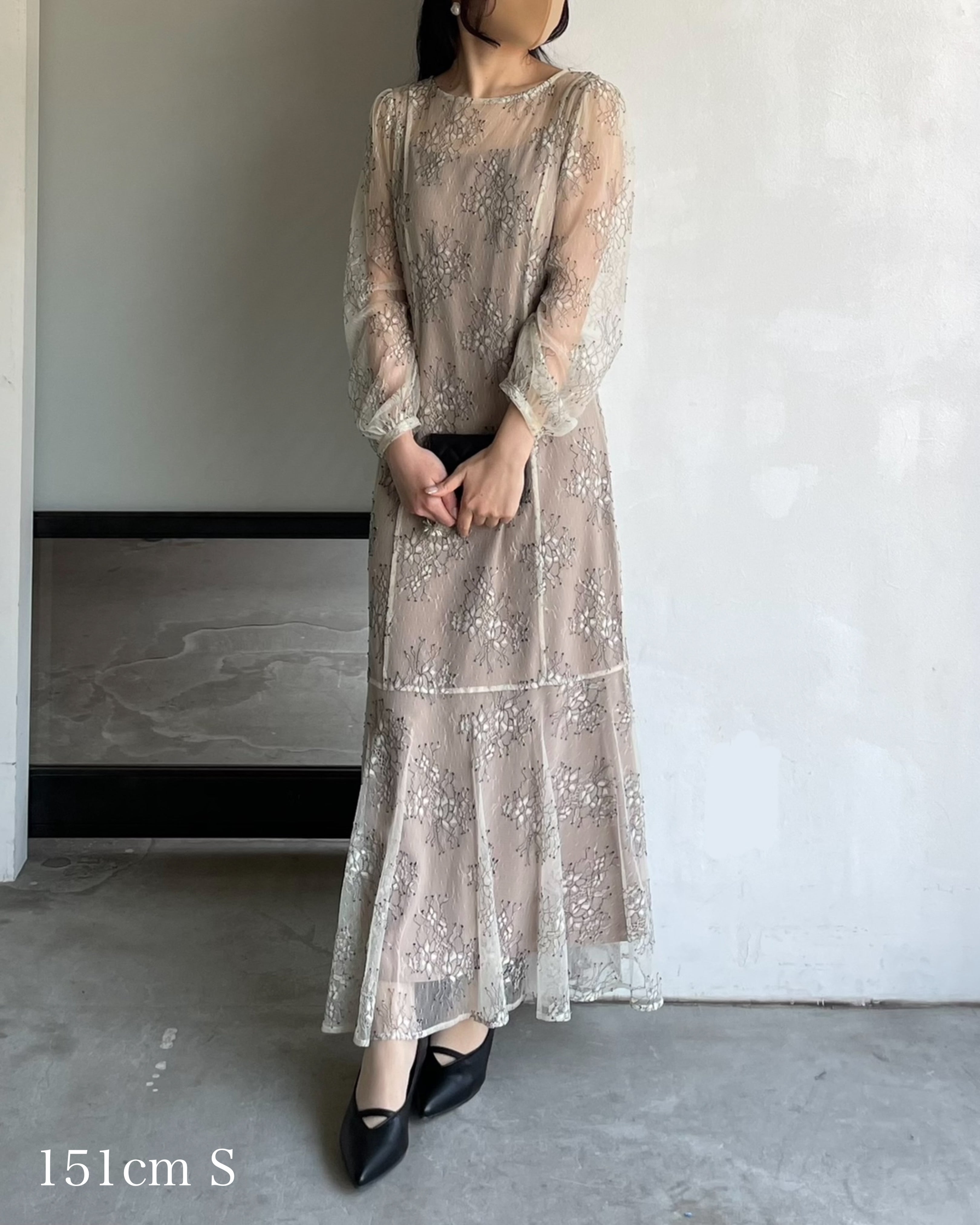 Essential】レディシルエットレースドレス– nairo