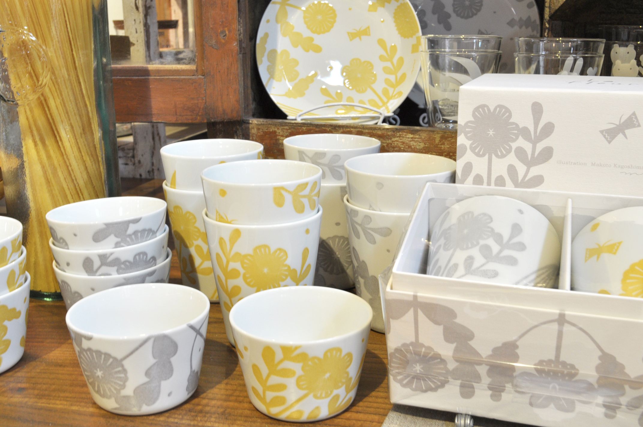 鹿児島睦 La fleur 18㎝プレート 4枚セット 鹿児島睦 La fleur 18