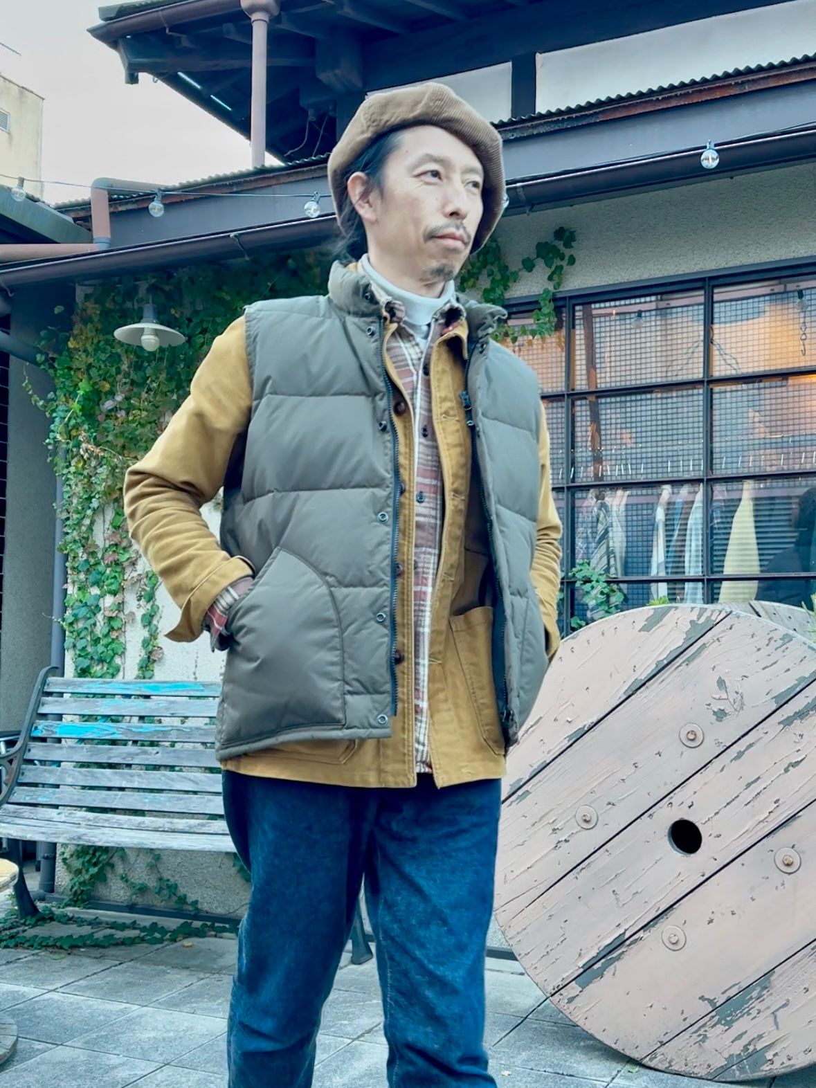 ZANTER JAPAN - ダウンベスト / 6712 DOWN VEST / オリーブ | NARO