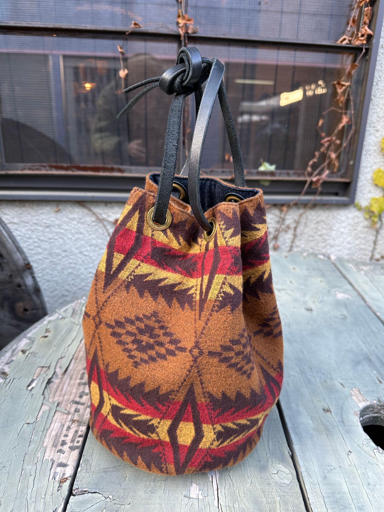 STEVENSON OVERALL CO. - ネイティブパターンバケットバッグ