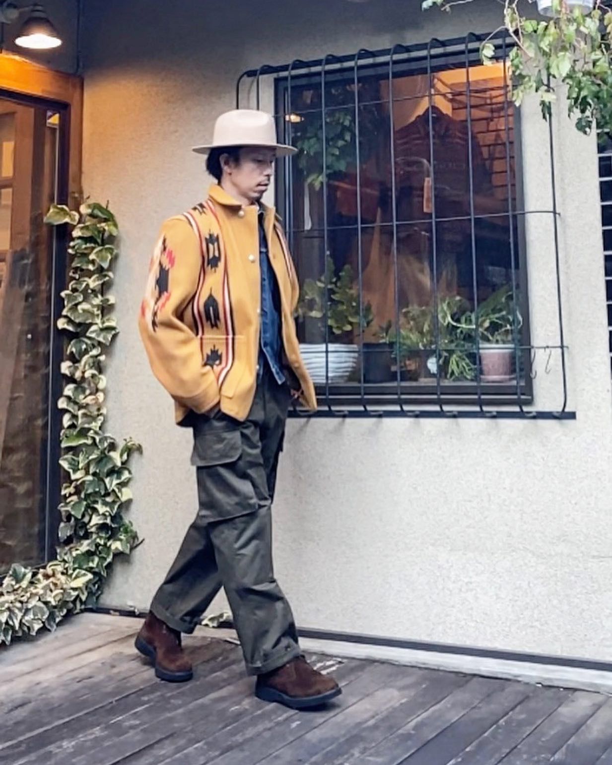 SUGAR CANE - NATIVE AMERICAN WOOL BLANKET JACKET / ブランケット
