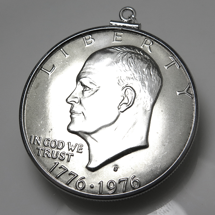 コインペンダント・アメリカ 建国200年記念 1ドル 銀品位：400/ダラー