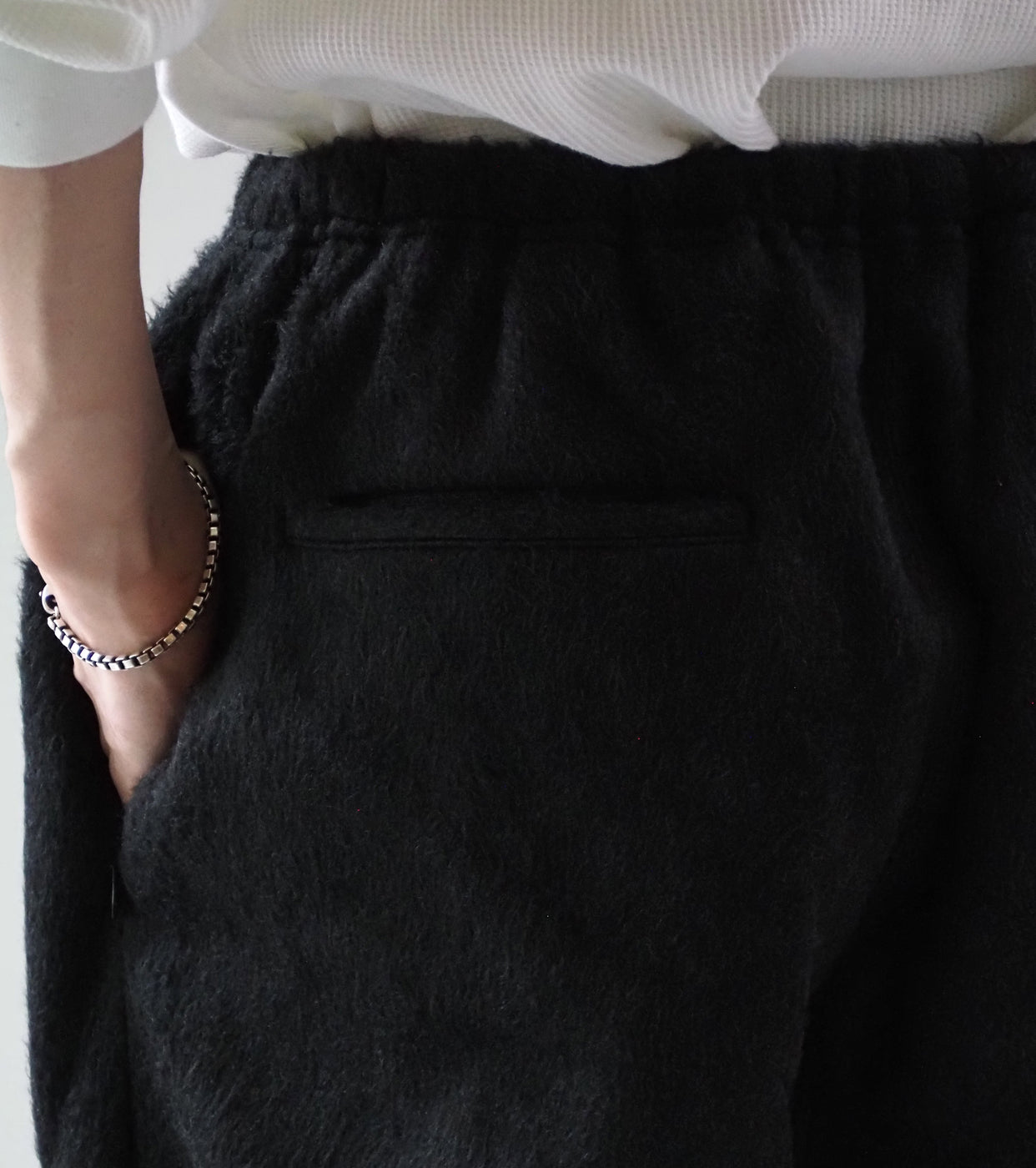 Blurhms Pe/silk Fleece Track Pants, Heather Black – Navyblue