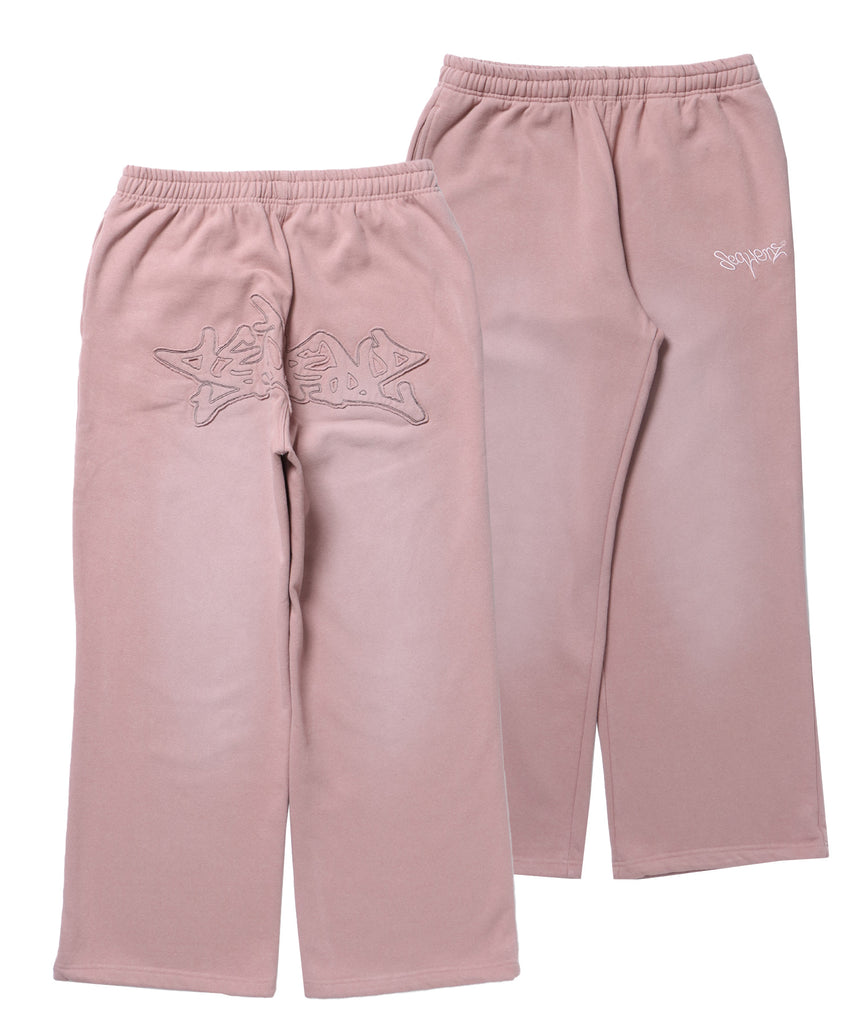 SEQUENZ（シークエンズ）】LOGO APPLIQUE SWEAT PANTS / スウェット