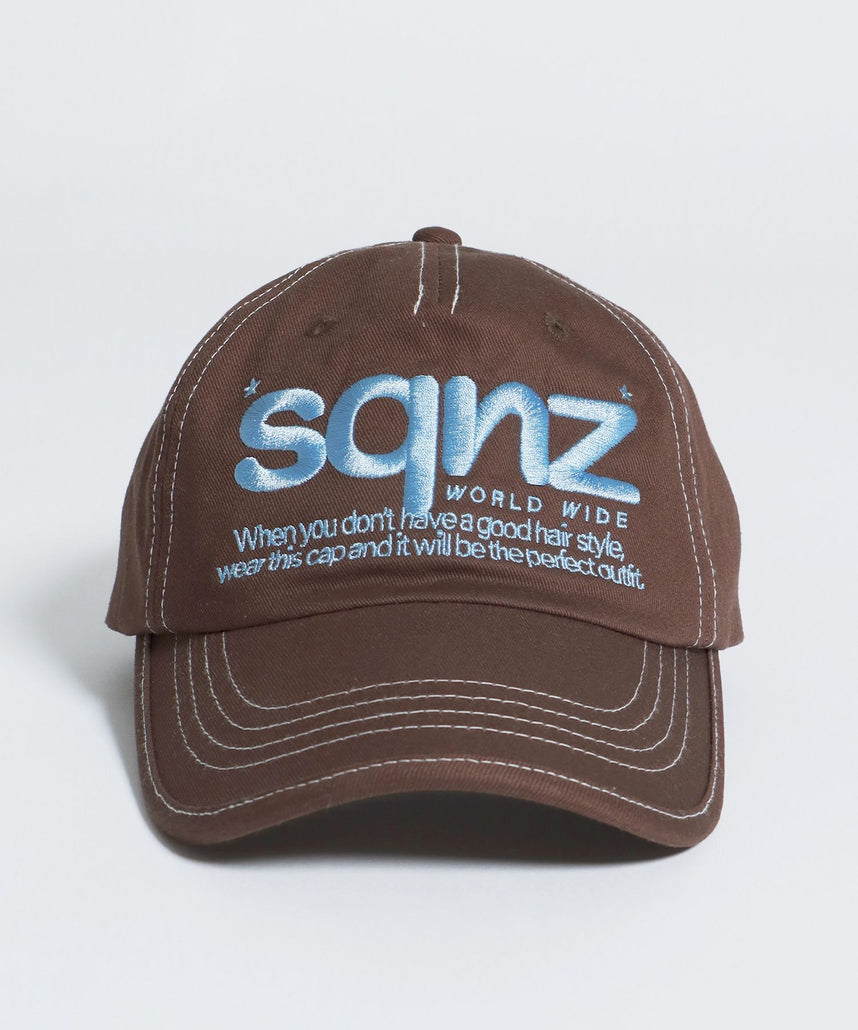 SEQUENZ（シークエンズ）】sqnz logo cap / ロゴ ベースボール