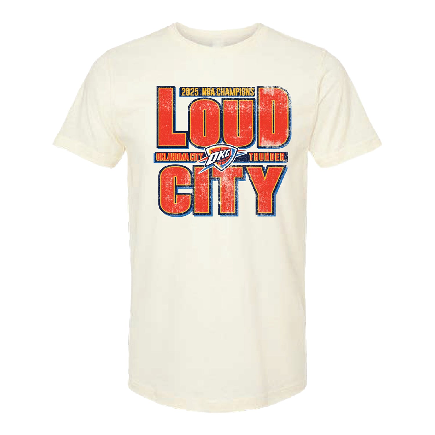 OKC THUNDER 2025 NBA CHAMPIONS LOUD CITY T-SHIRT – Official OKC