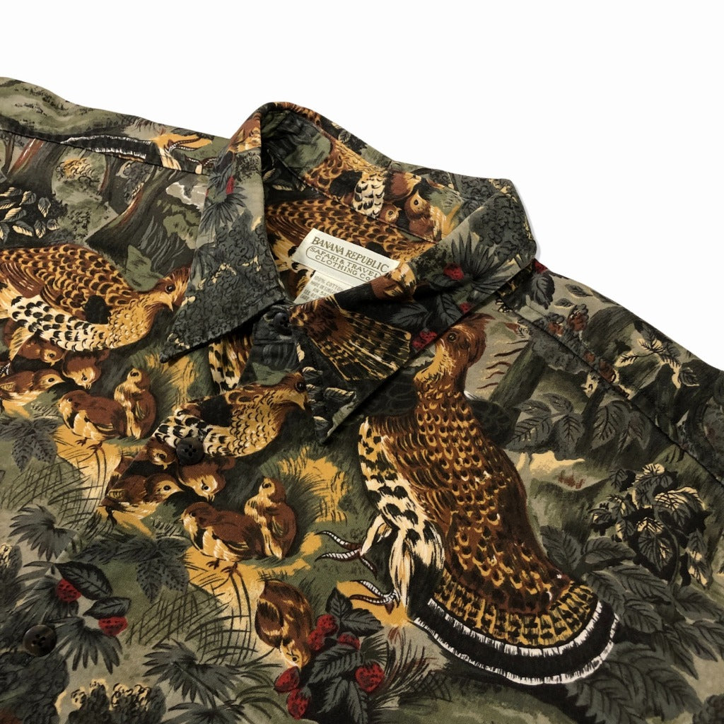 90s Banana Republic SAFARI&TRAVEL CLOTHING CO. Long Sleeve Shirts