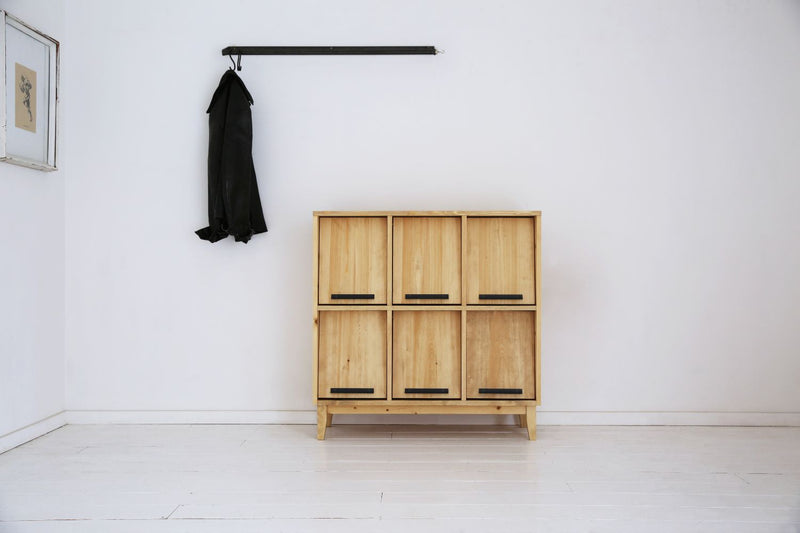 マガジンラック マガジンスタンド 雑誌収納 天然無垢材 幅94cm 無垢