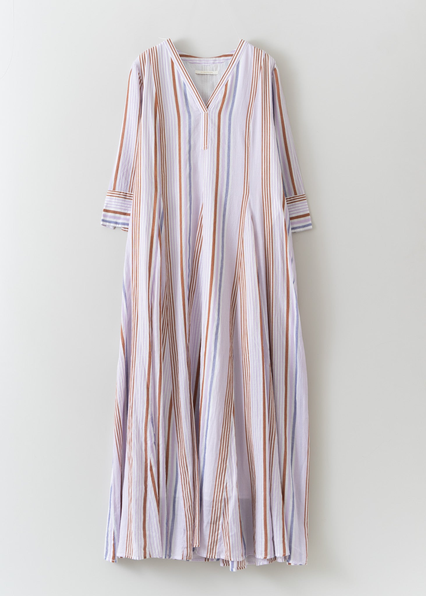 Cotton Voile Stripe Panel Dress | Pasand by ne Quittez pas