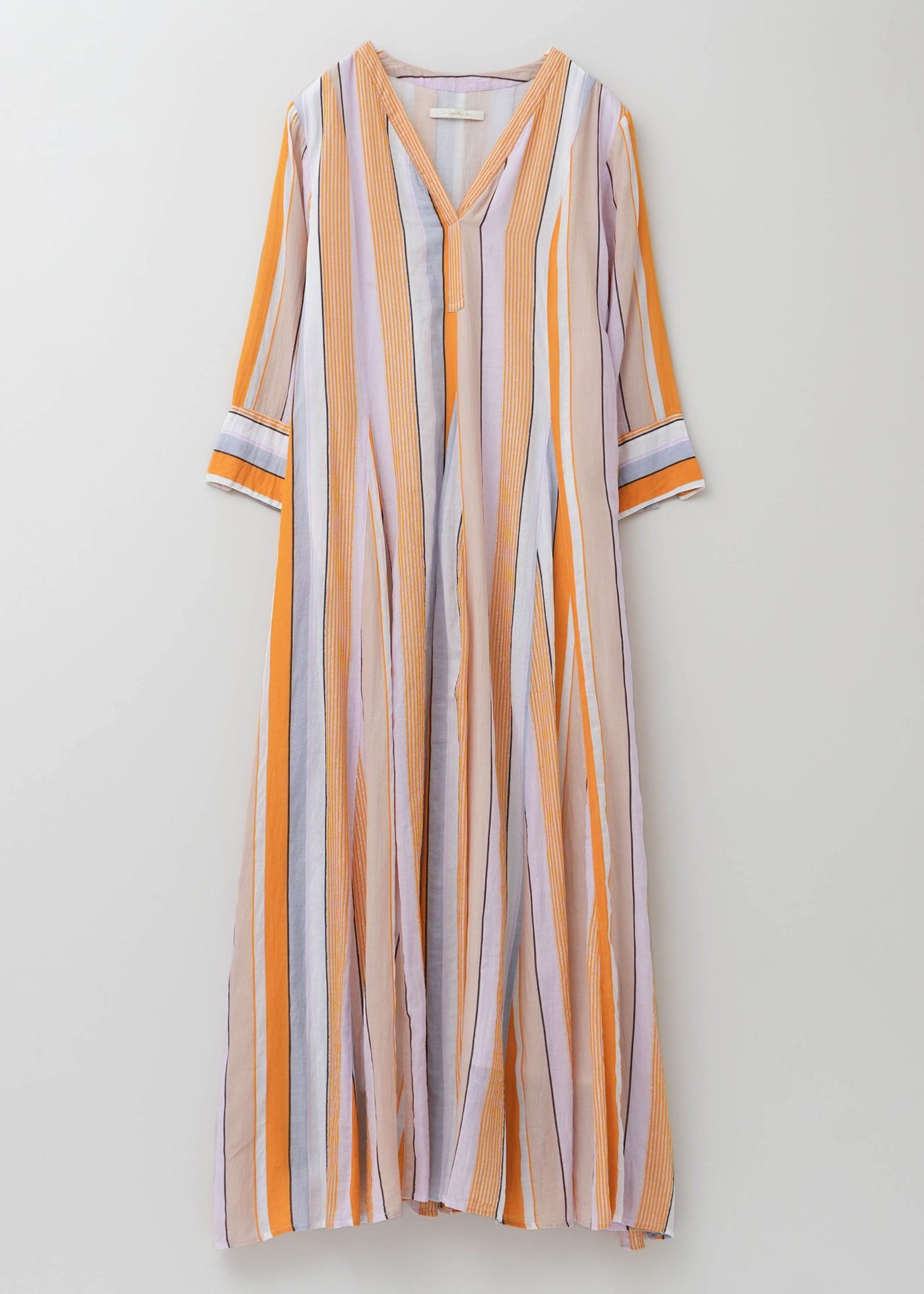 Cotton Voile Stripe Panel Dress | Pasand by ne Quittez pas
