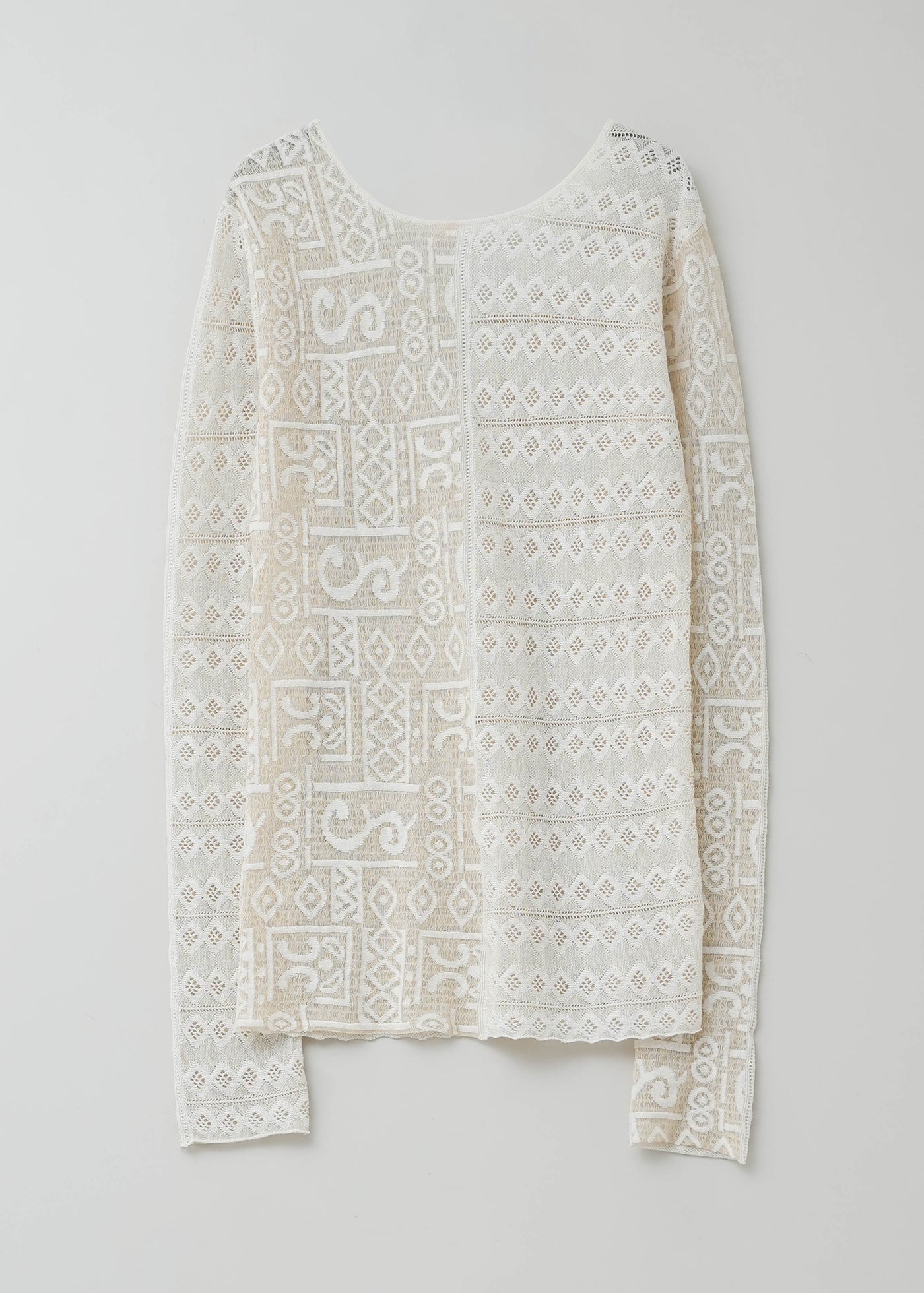 Double Lace Knit Top | Pasand by ne Quittez pas | パサンドバイヌキテパ