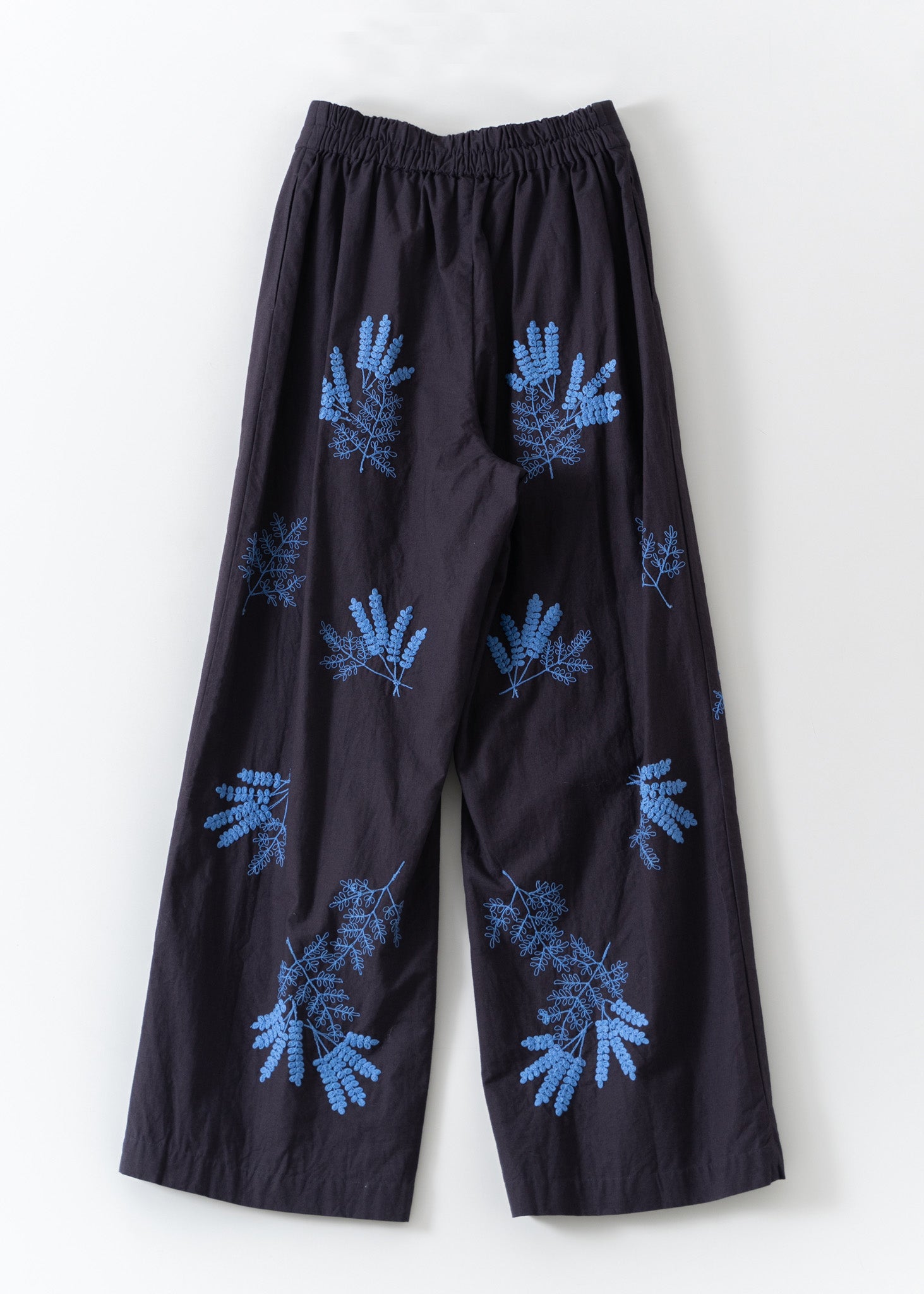 Cotton Linen Plants Embroidery Pants | Pasand by ne Quittez pas