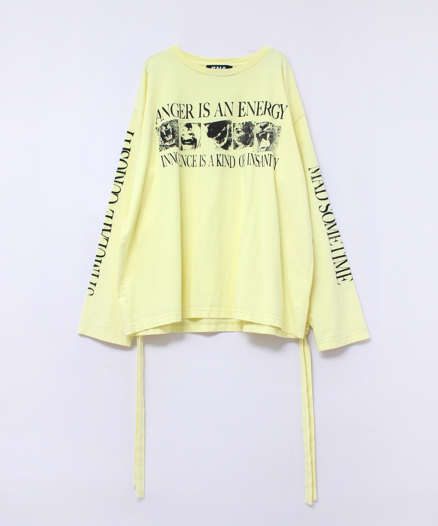 M2036 ANGERフォトリボンロンT(M ライトイエロー): トップス - RNA