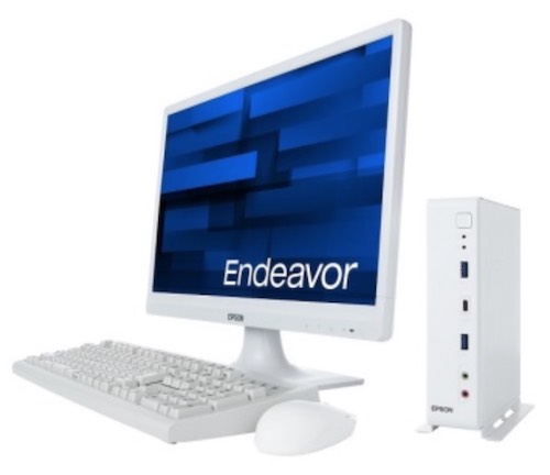エプソン、小型で使い勝手がよい省スペースPC「Endeavor ST190E