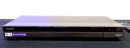4K放送たっぷり録れる、ソニーから4K-Wチューナー搭載BDレコーダー
