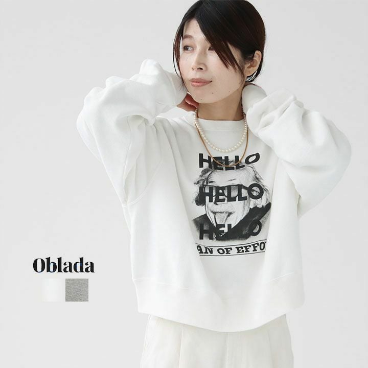 Oblada(オブラダ) HELLO スウェット(S2510CU17)の通販｜NEWS(ニューズ