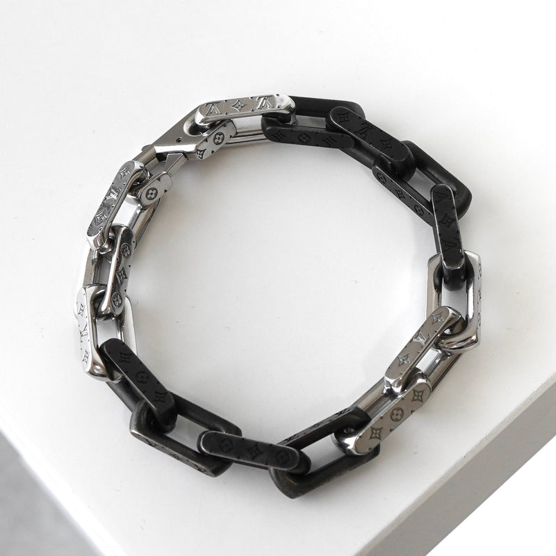 ルイ ヴィトン モノグラム チェーン ブレスレット M00687 LE3233