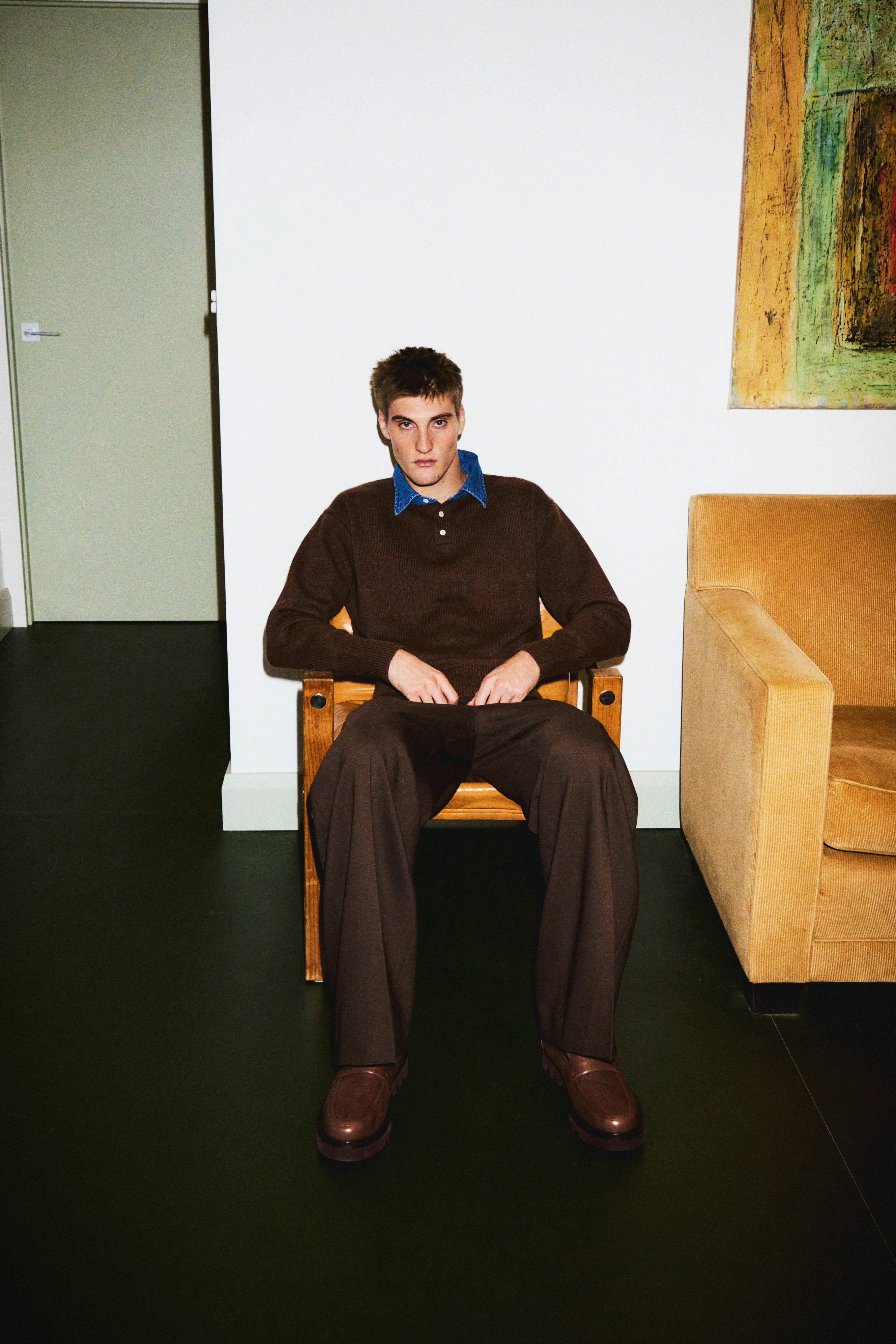 denim collar raccoon KNIT – NKNIT