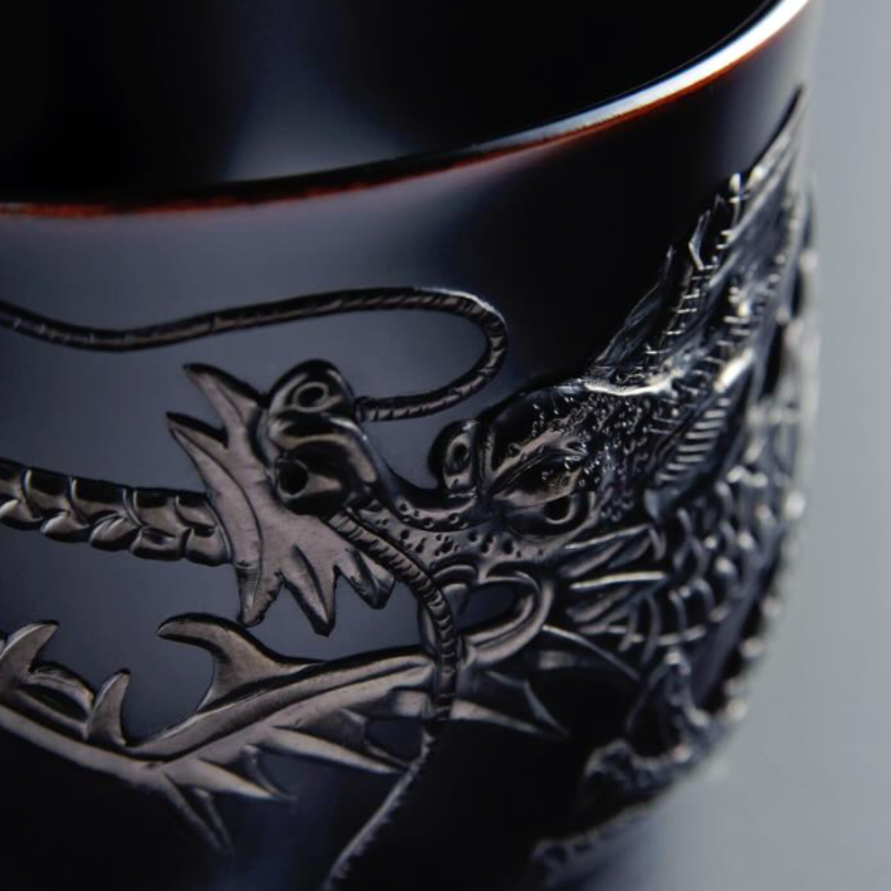 琉球漆器 堆錦 龍ぐい呑み | ギフトショップ Nihon Miyabi 通販サイト