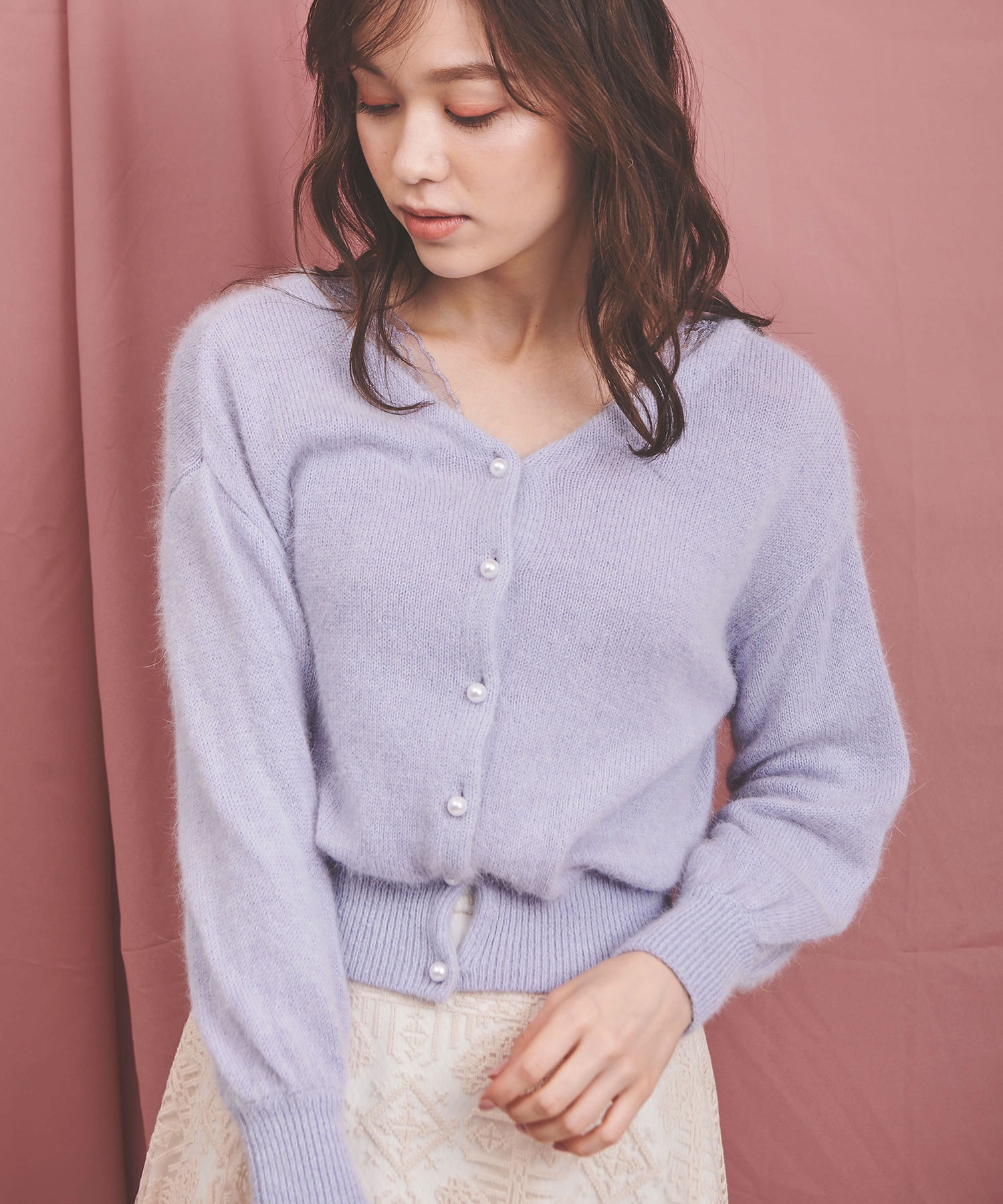 アンゴラ2WAYカーデ | ニット | NOELA OFFICIAL WEB STORE