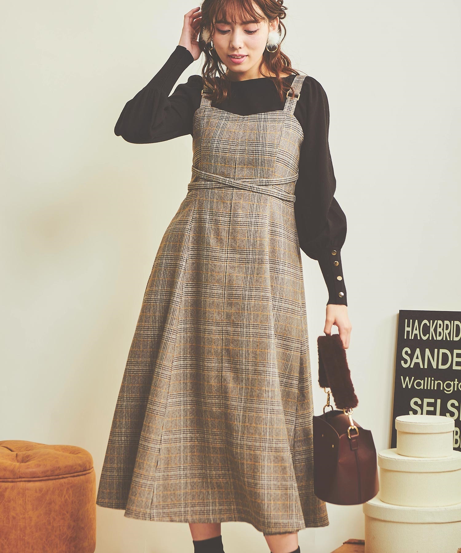 クロスフレアジャンスカ | ロングワンピース | NOELA OFFICIAL WEB STORE