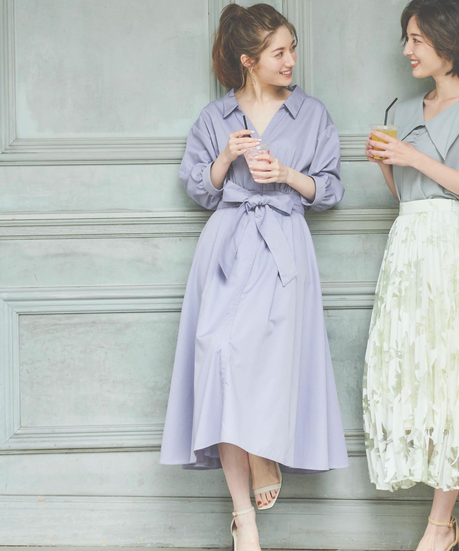 ボリュームフレアシャツワンピ | ロングワンピース | NOELA OFFICIAL