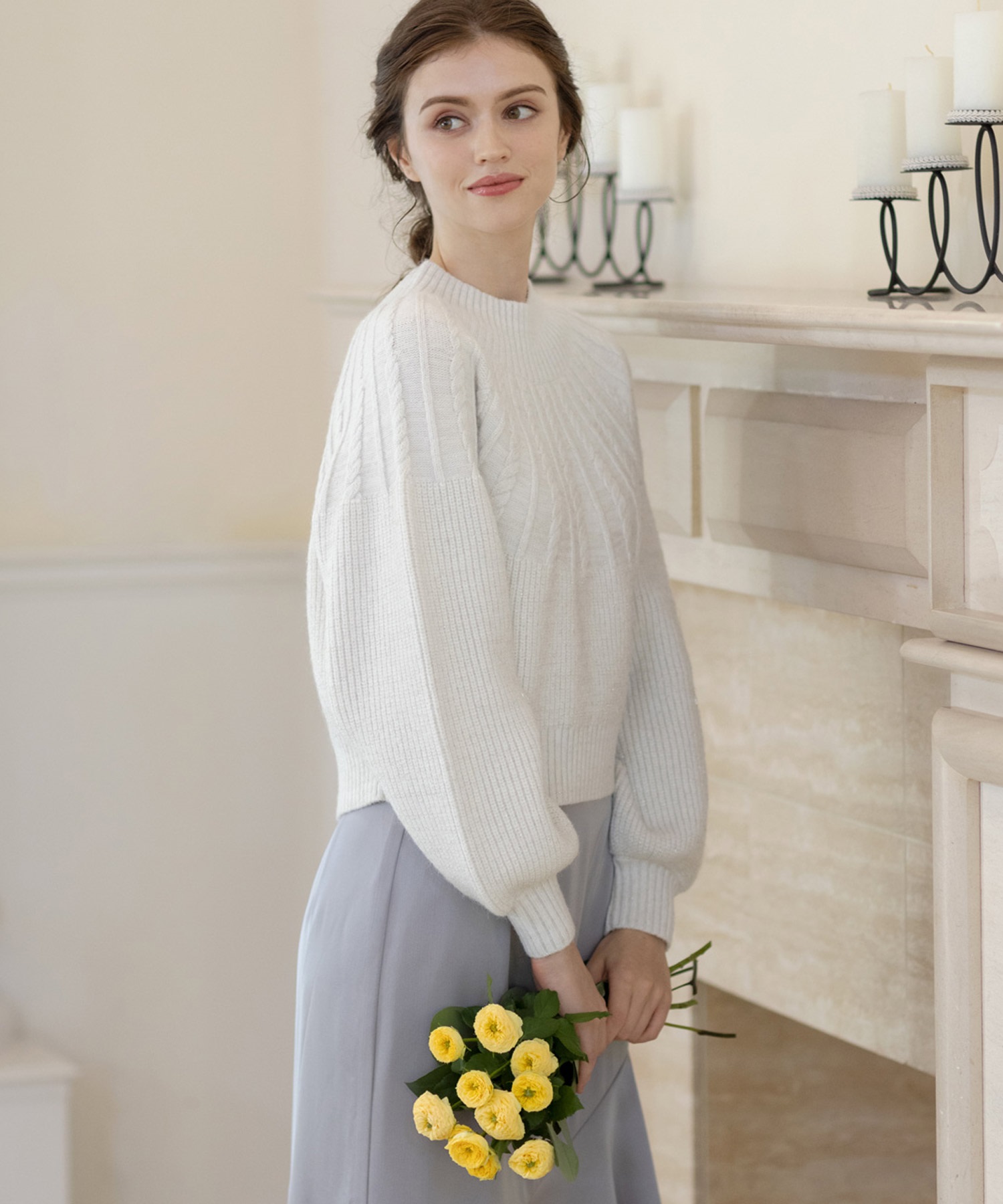 求心ケーブル編ニット | ニット | NOELA OFFICIAL WEB STORE