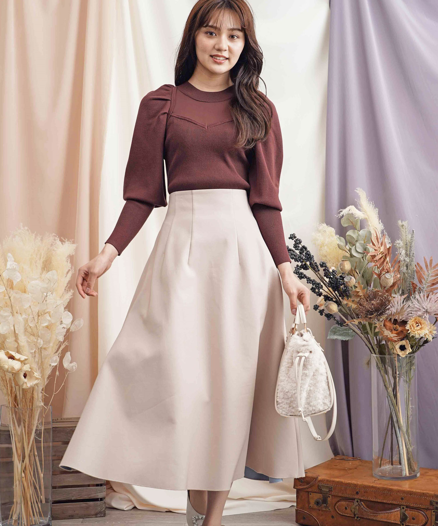 ボンディングフレアスカート | フレアスカート | NOELA OFFICIAL WEB STORE