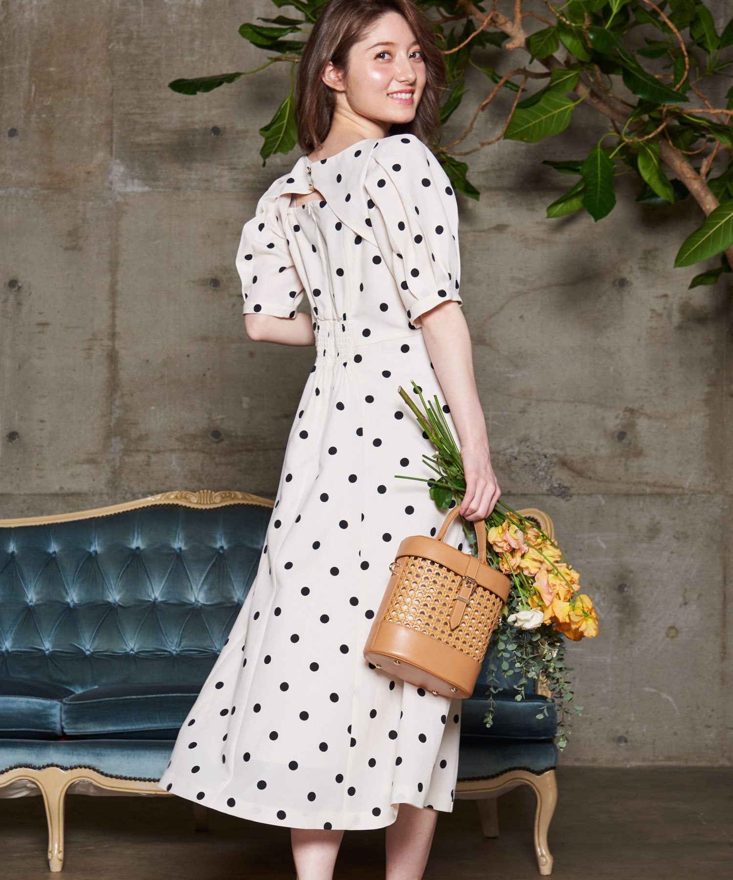 ドットワンピース | ロングワンピース | NOELA OFFICIAL WEB STORE