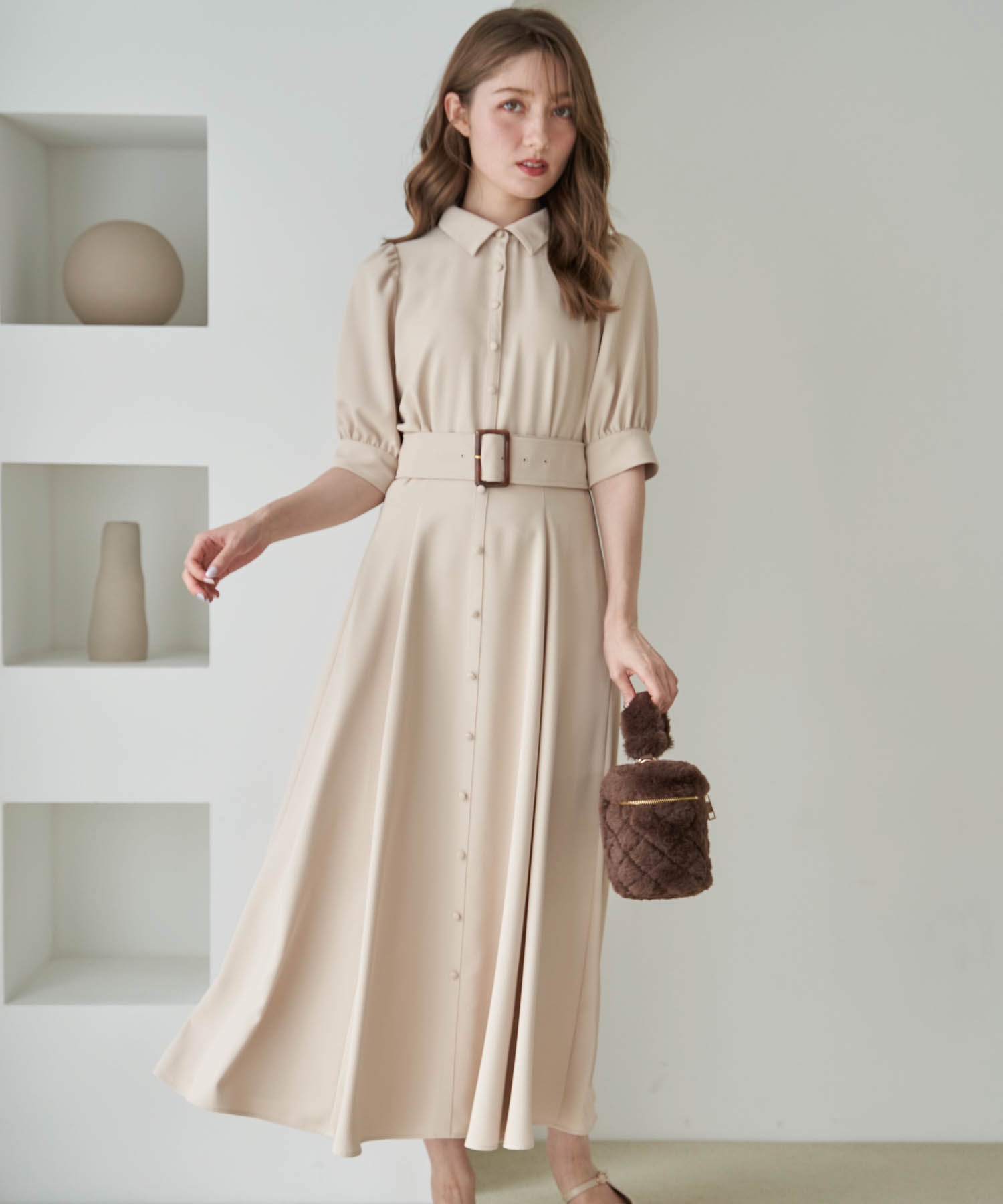 オータムベルトワンピース | ロングワンピース | NOELA OFFICIAL WEB STORE