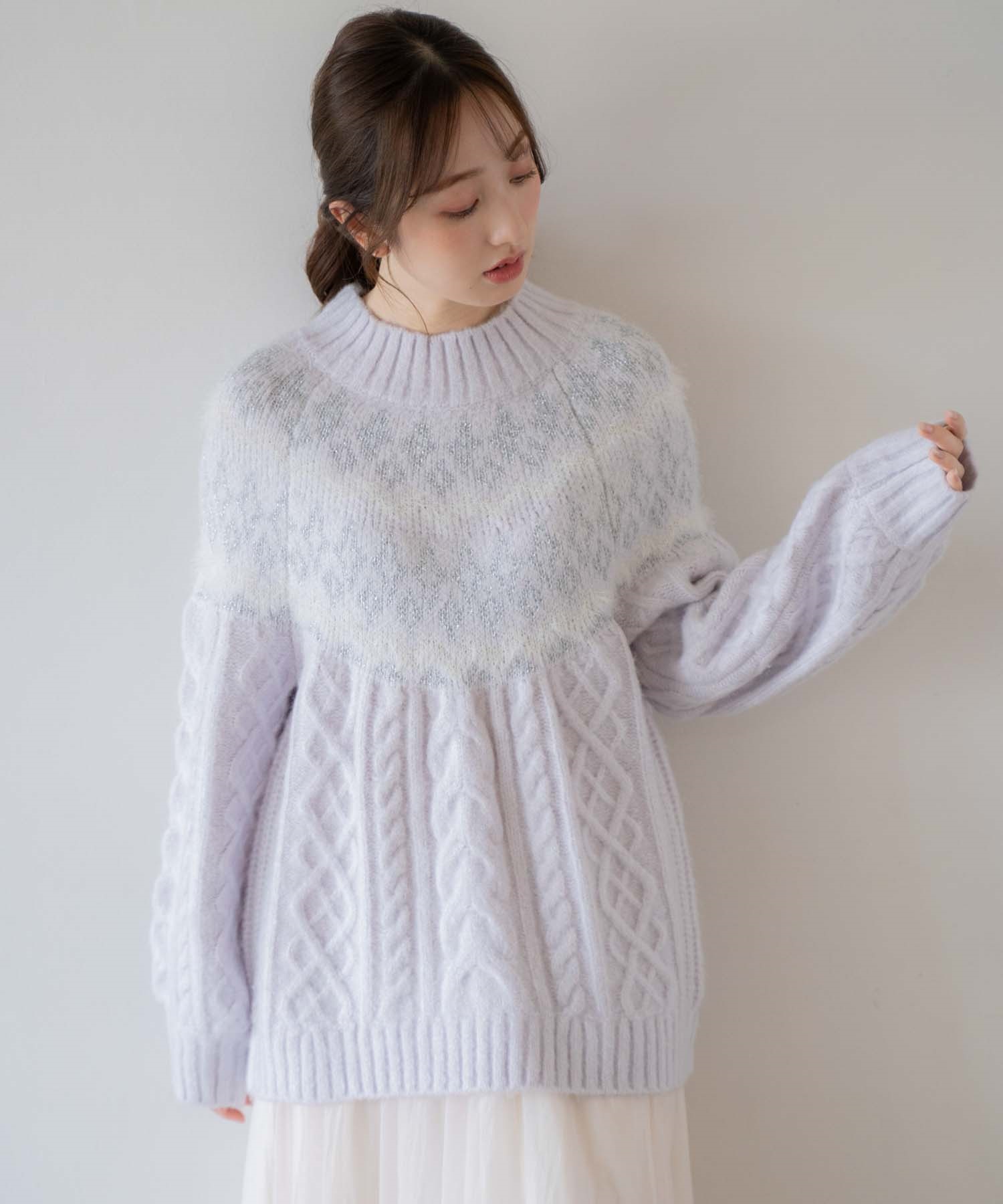 ジャガードケーブルニット | ニット | NOELA OFFICIAL WEB STORE