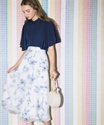 3Dフラワープリントスカート | フレアスカート | NOELA OFFICIAL WEB