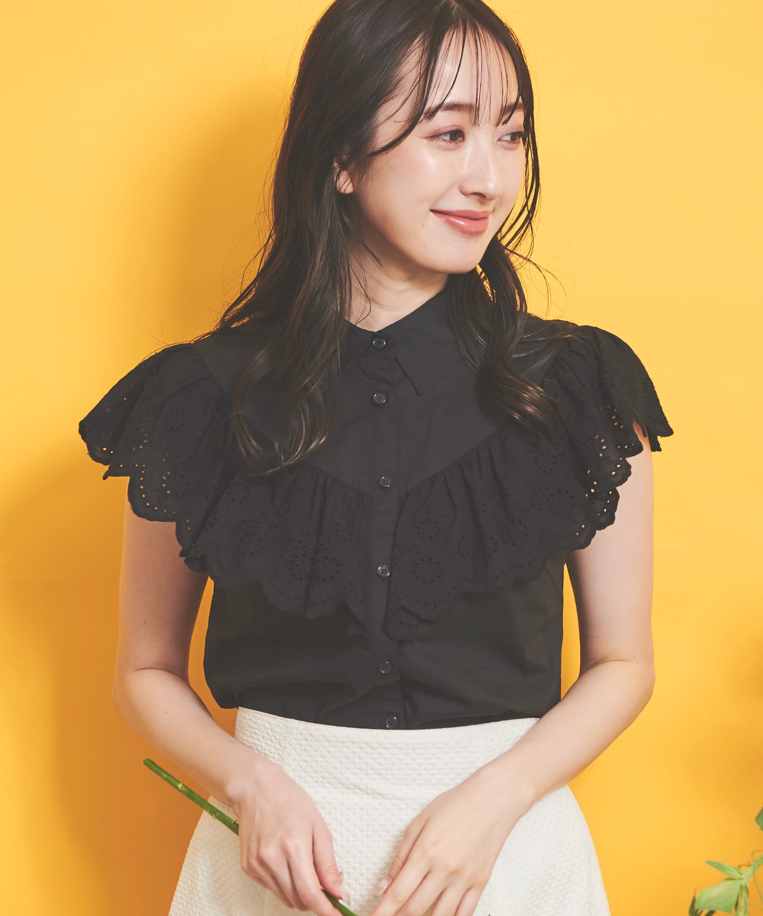 フラワー刺繍ブラウス | シャツ・ブラウス | NOELA OFFICIAL WEB STORE