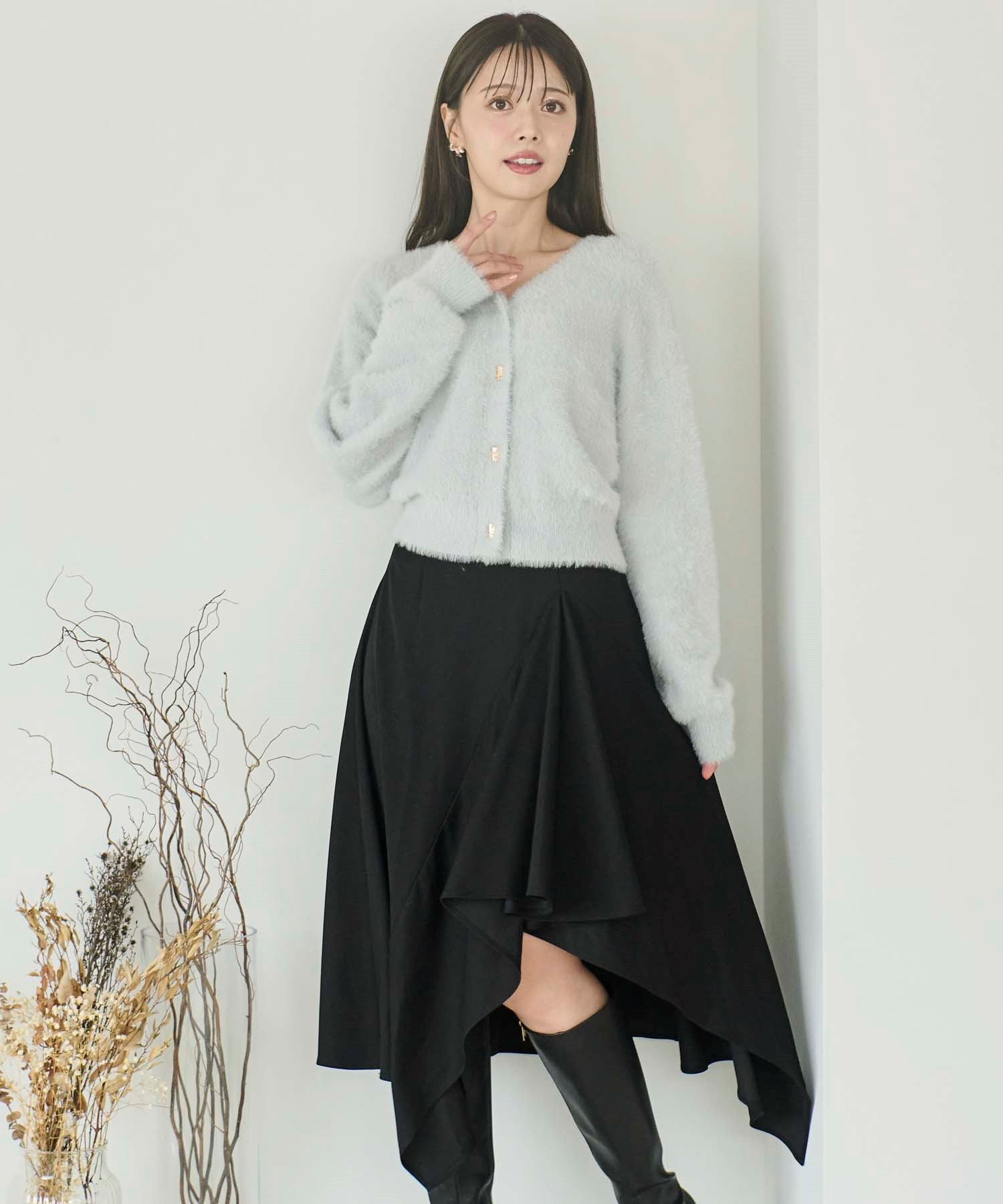 アシメヘムスカート | フレアスカート | NOELA OFFICIAL WEB STORE