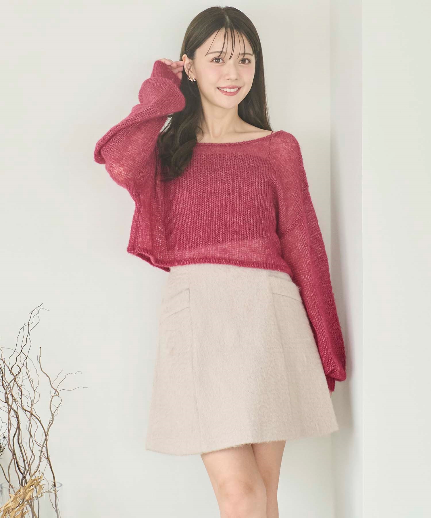 シャギーミニスカート | タイトスカート | NOELA OFFICIAL WEB STORE