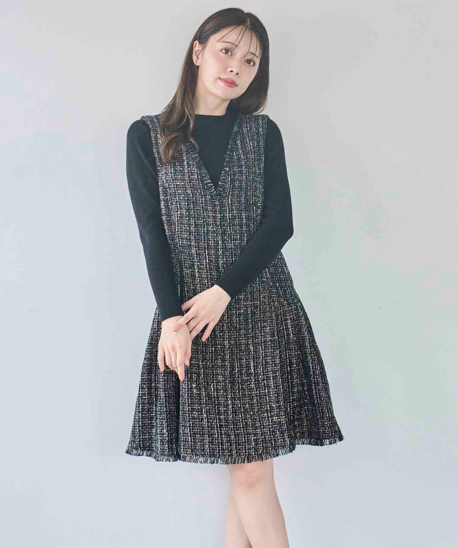 ツイードミディジャンスカ | ロングワンピース | NOELA OFFICIAL WEB STORE