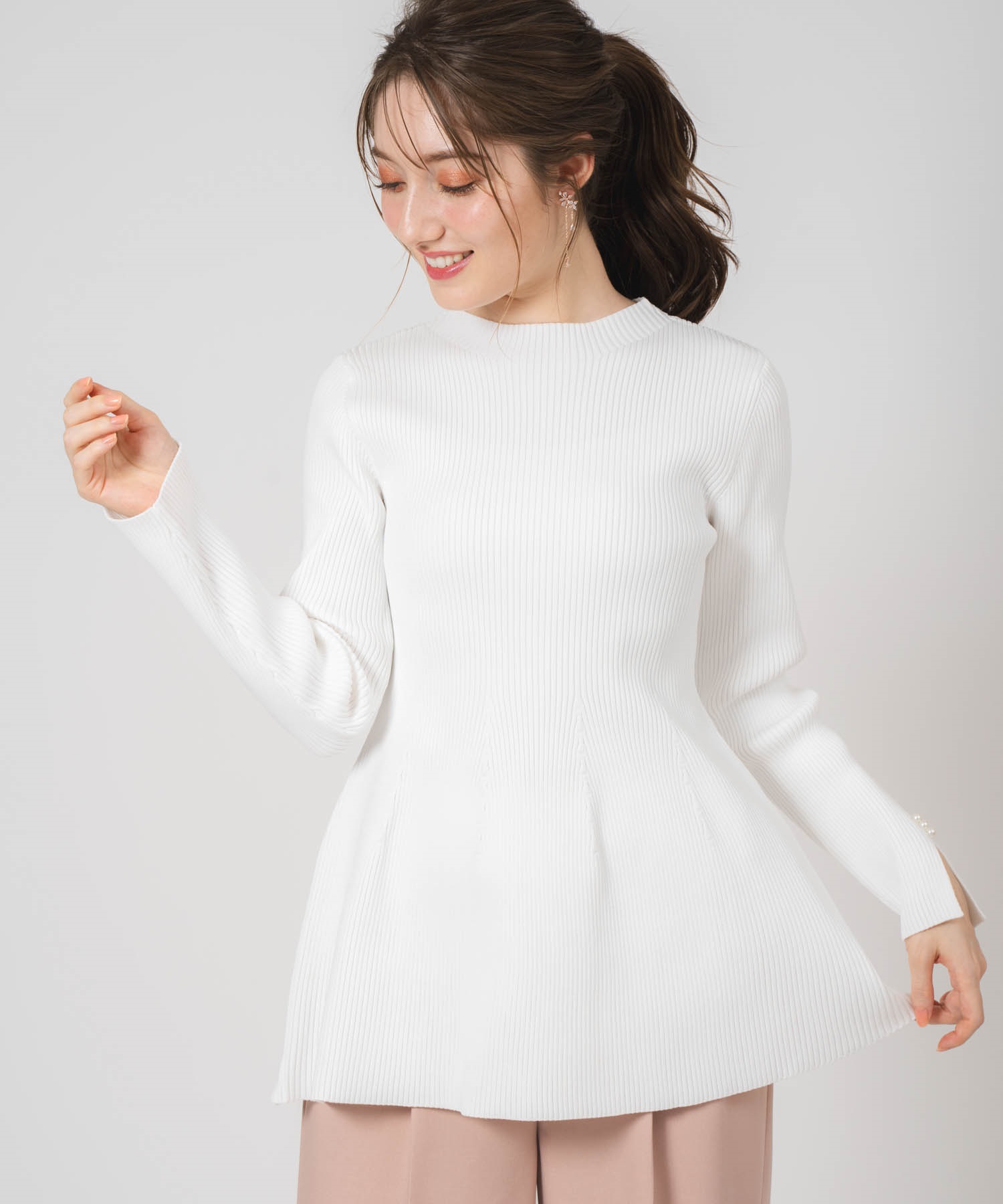 ペプラムニット | ニット | NOELA OFFICIAL WEB STORE