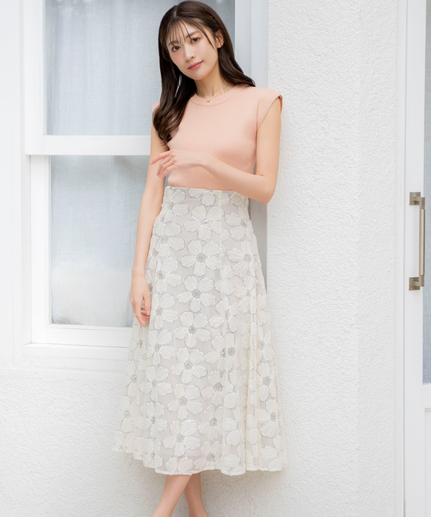 スパンコールチュールスカート | フレアスカート | NOELA OFFICIAL WEB