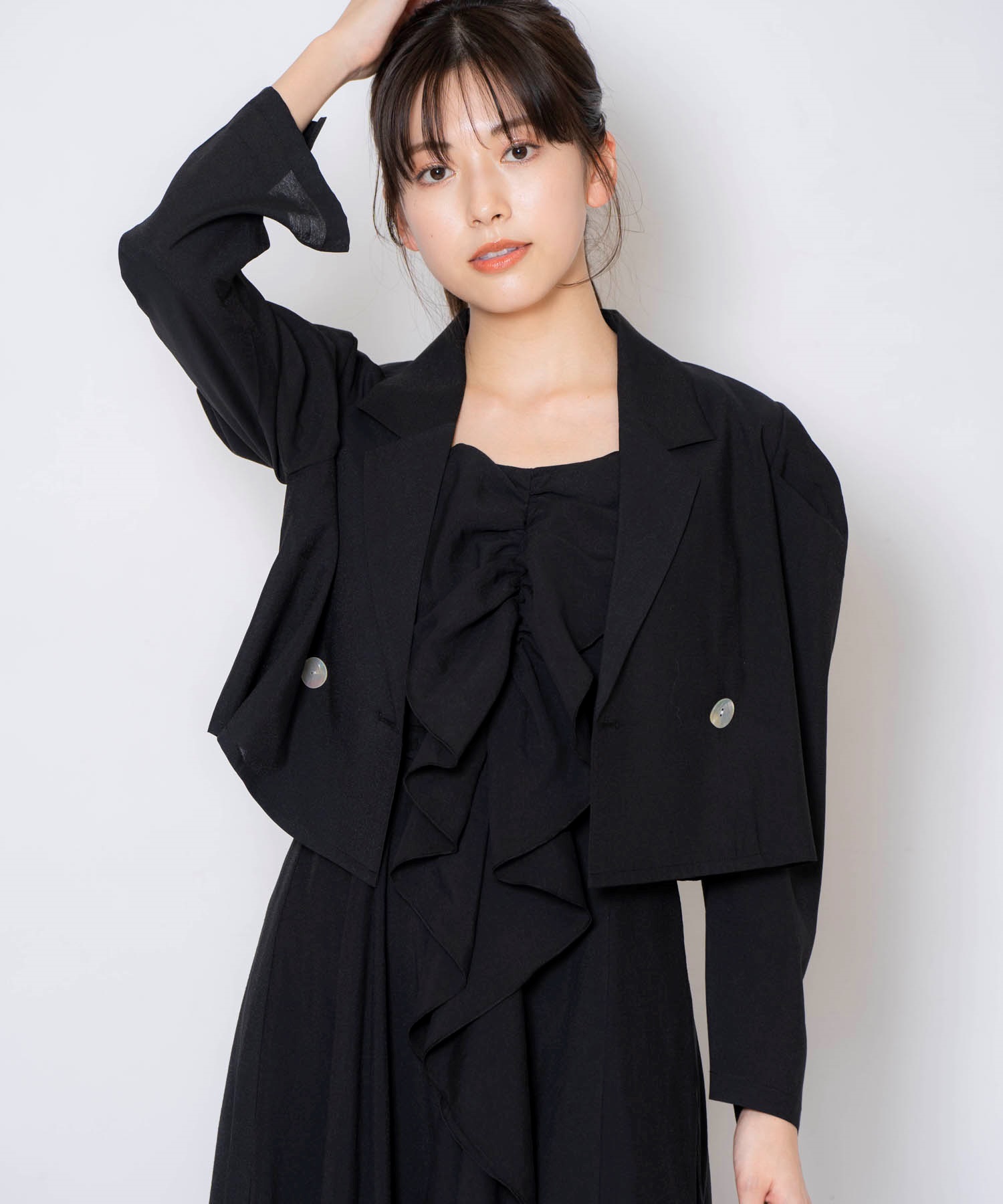 パフスリーブクロップドジャケット | ジャケット | NOELA OFFICIAL WEB