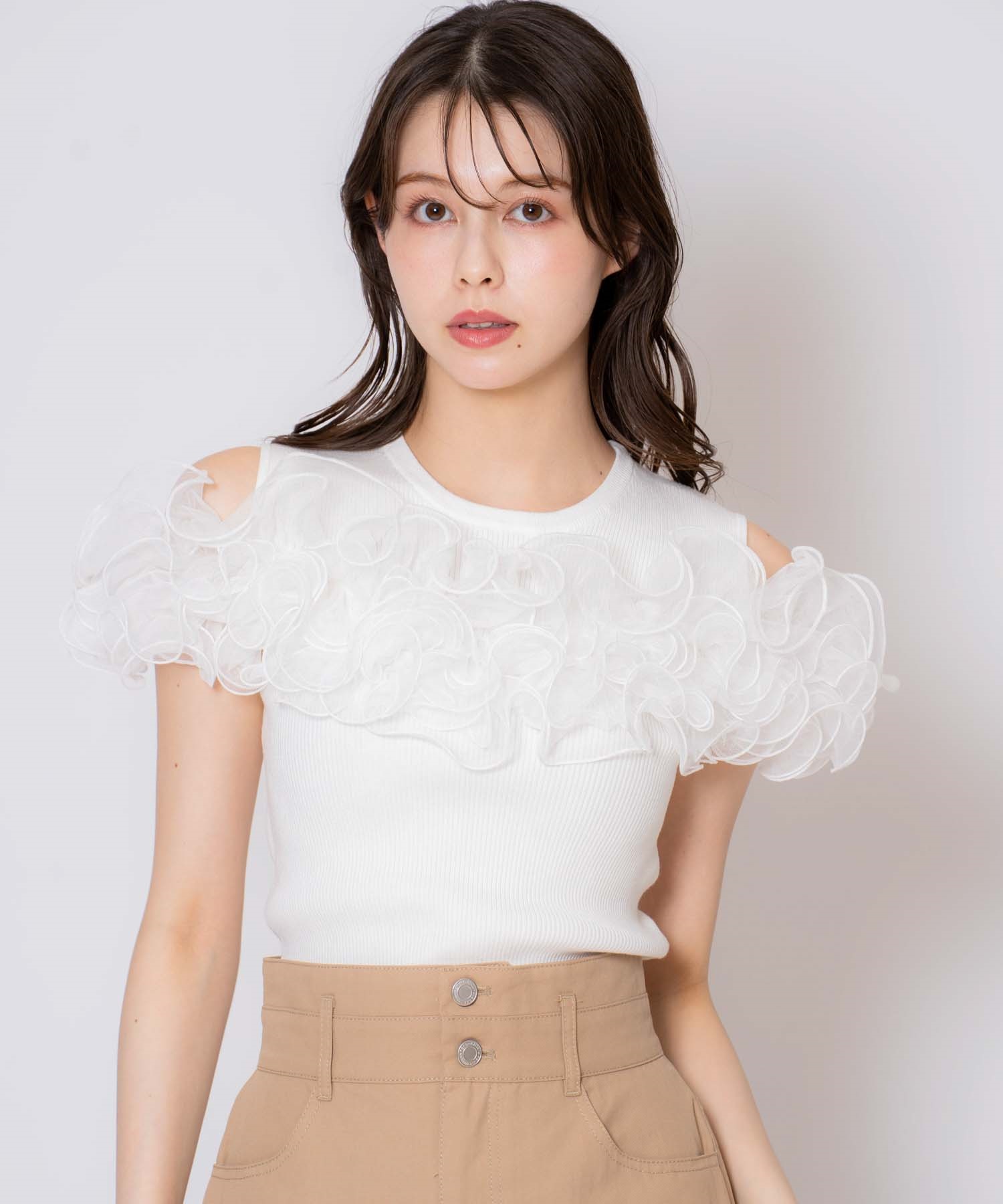 モチーフフリルニット | ニット | NOELA OFFICIAL WEB STORE