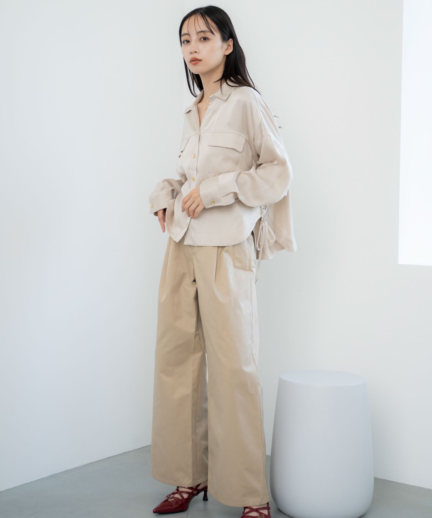 ワイドチノパンツ | その他パンツ | NOELA OFFICIAL WEB STORE