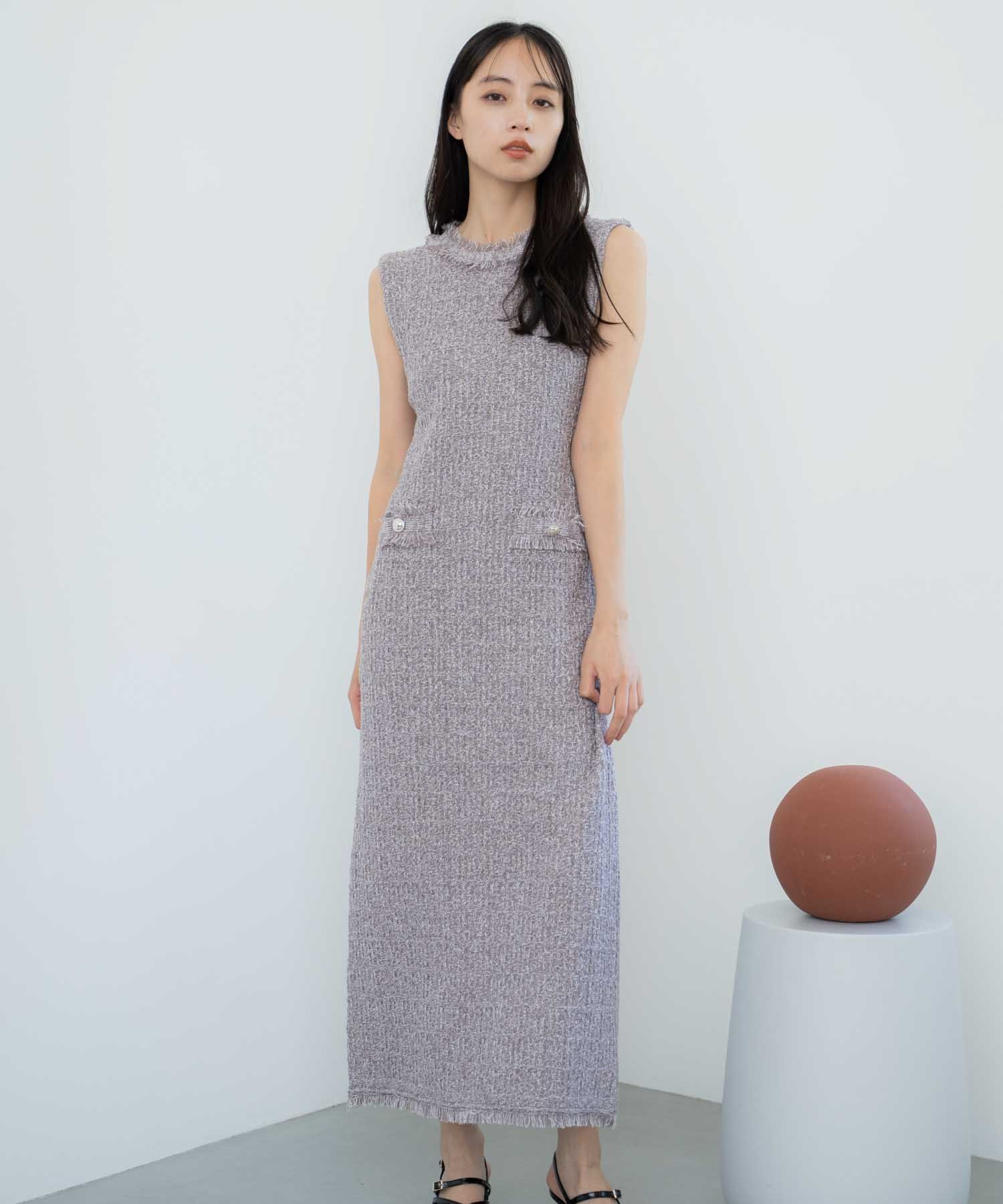 ツイードニットワンピース | ニットワンピース | NOELA OFFICIAL WEB STORE