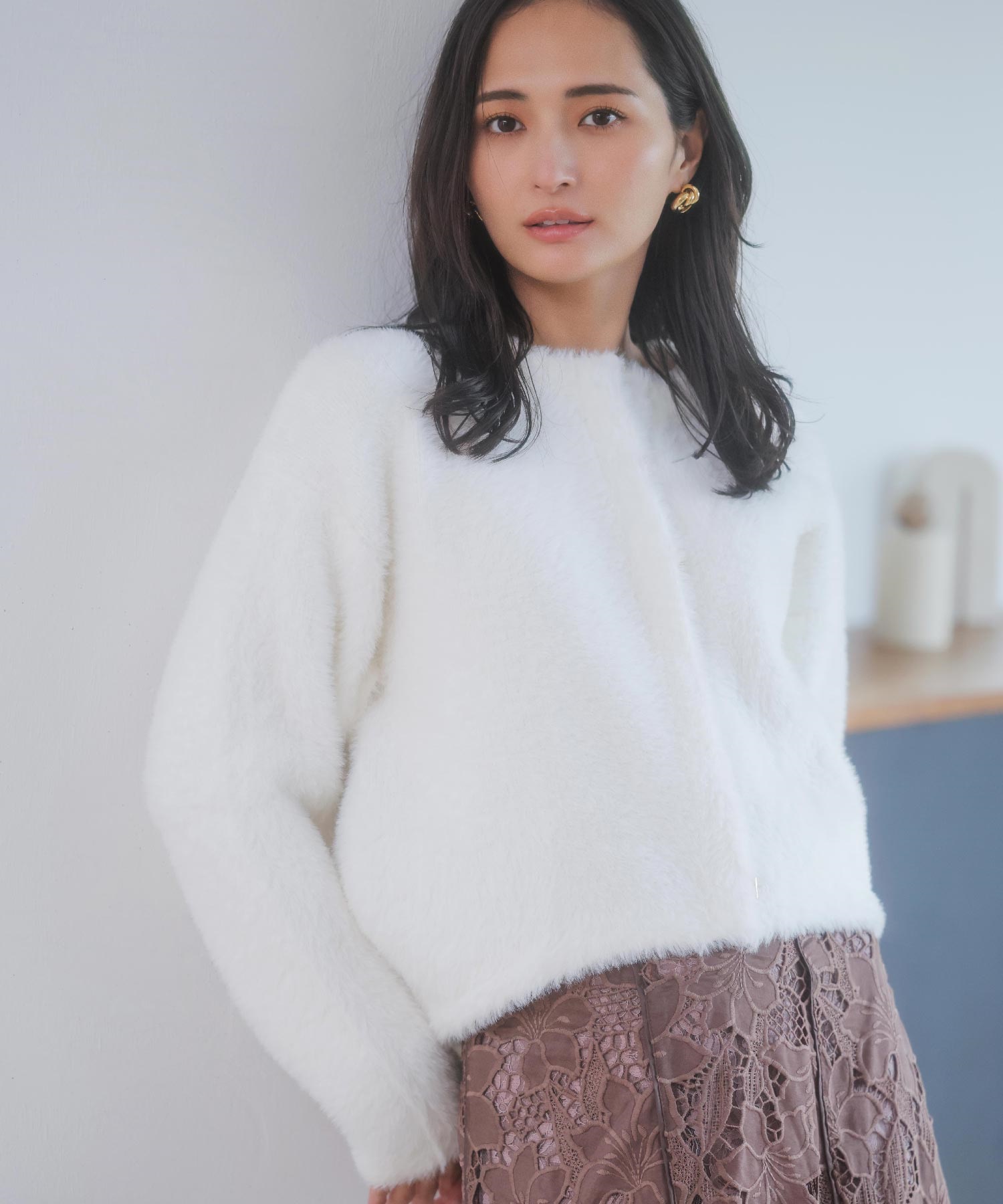 シャギーニットジャケット | ジャケット | NOELA OFFICIAL WEB STORE