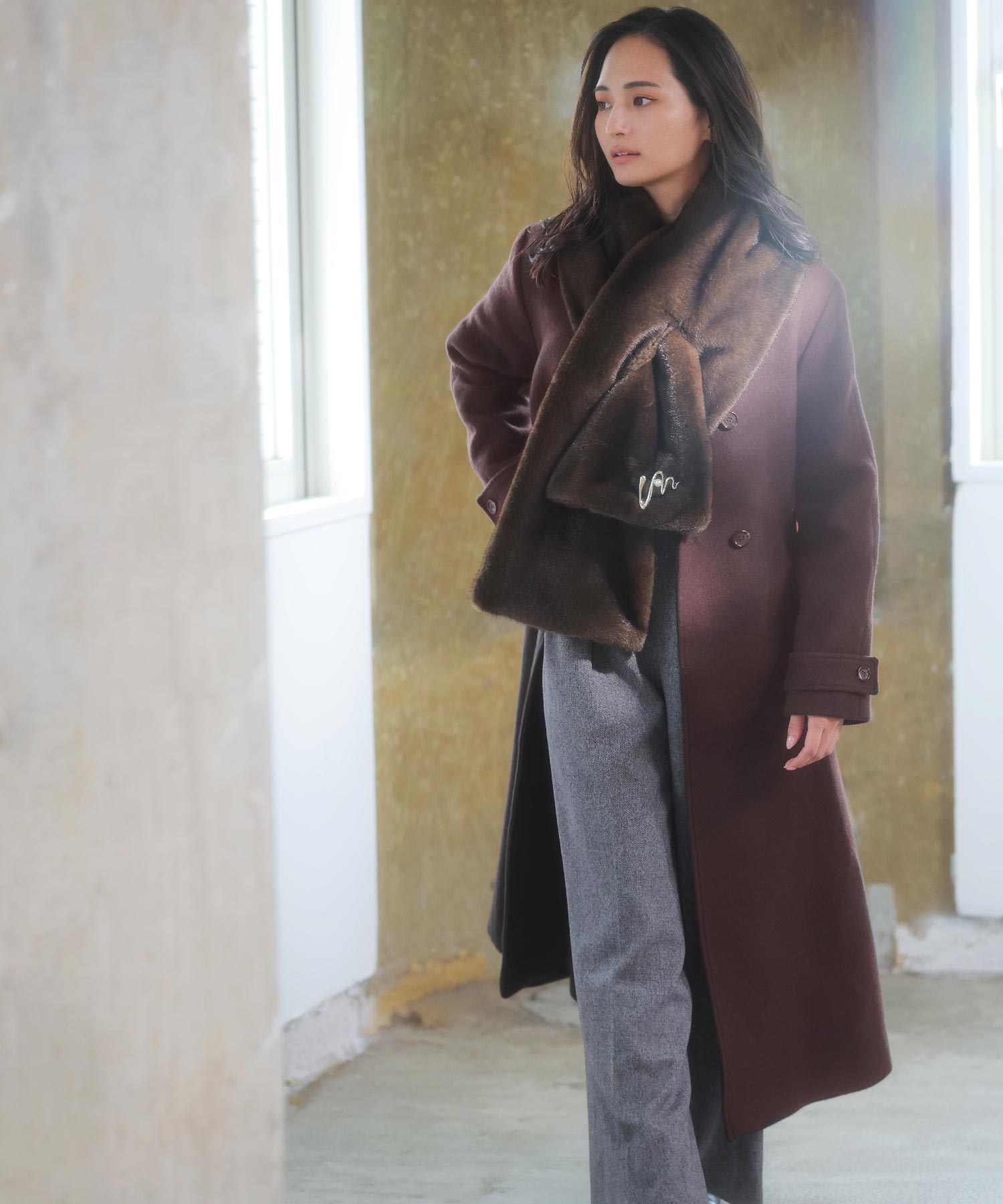 ステンカラーウールコート | コート | NOELA OFFICIAL WEB STORE