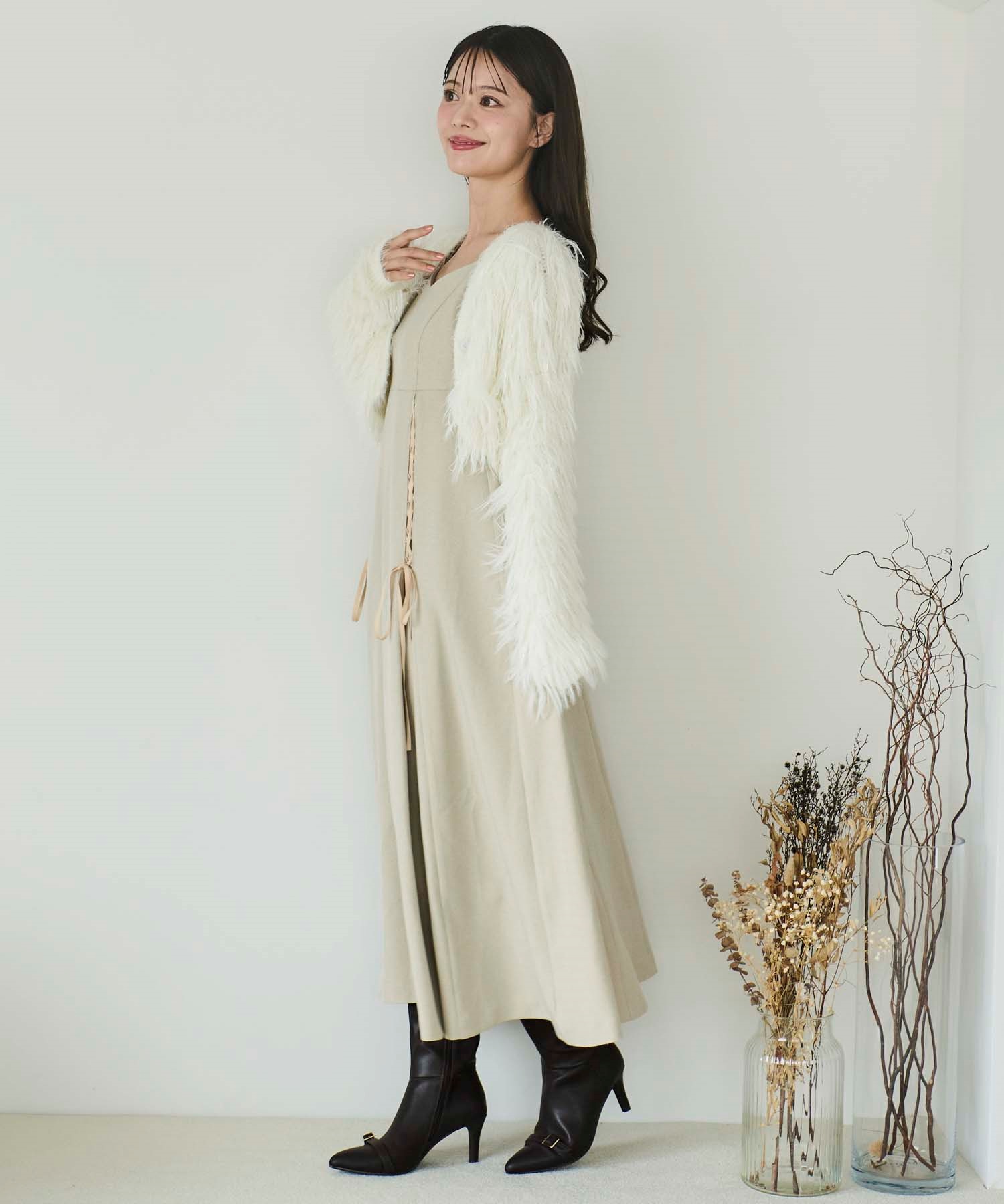 レースアップキャミワンピース | キャミワンピース | NOELA OFFICIAL