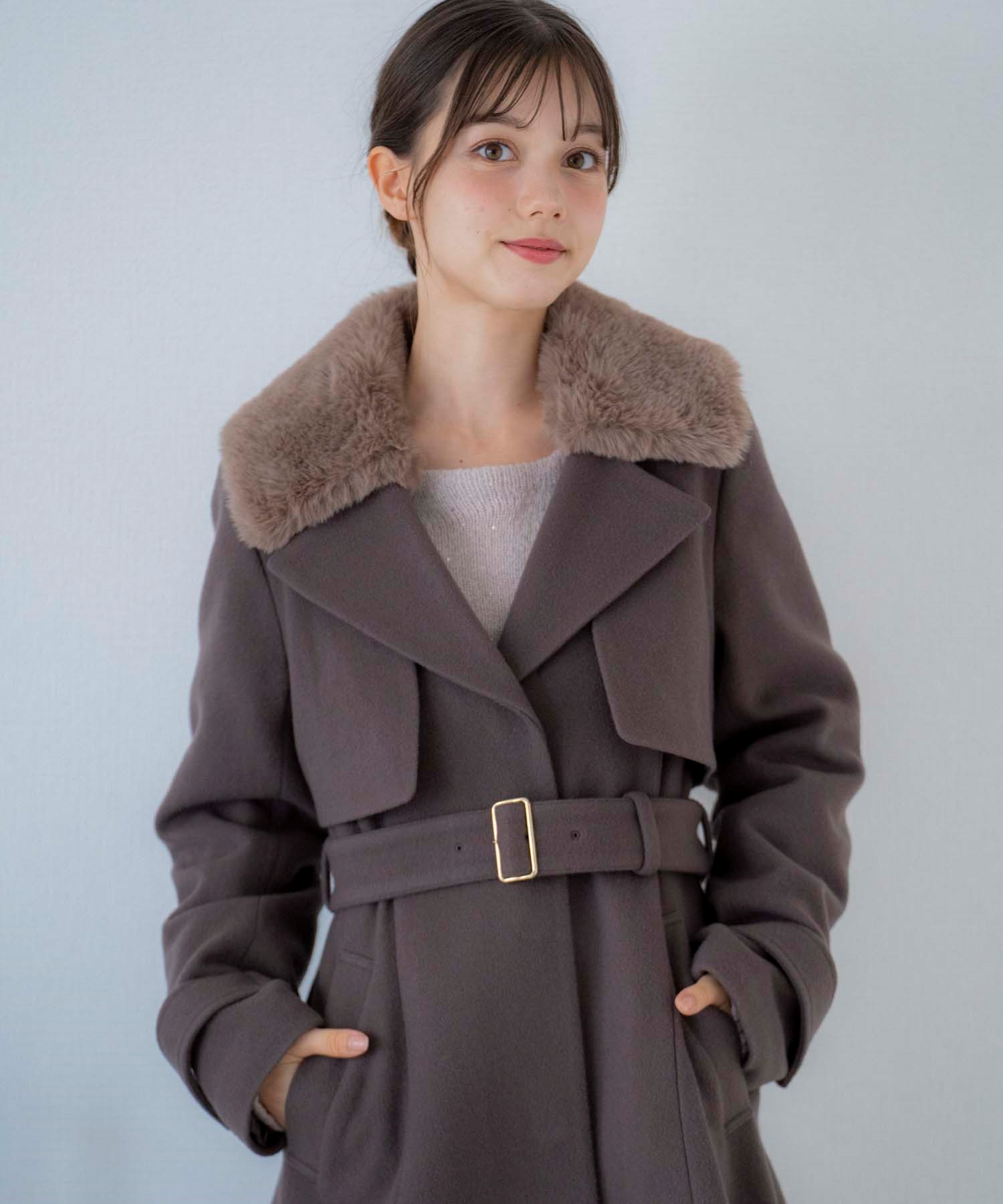 ファー付マルチロングコート | コート | NOELA OFFICIAL WEB STORE