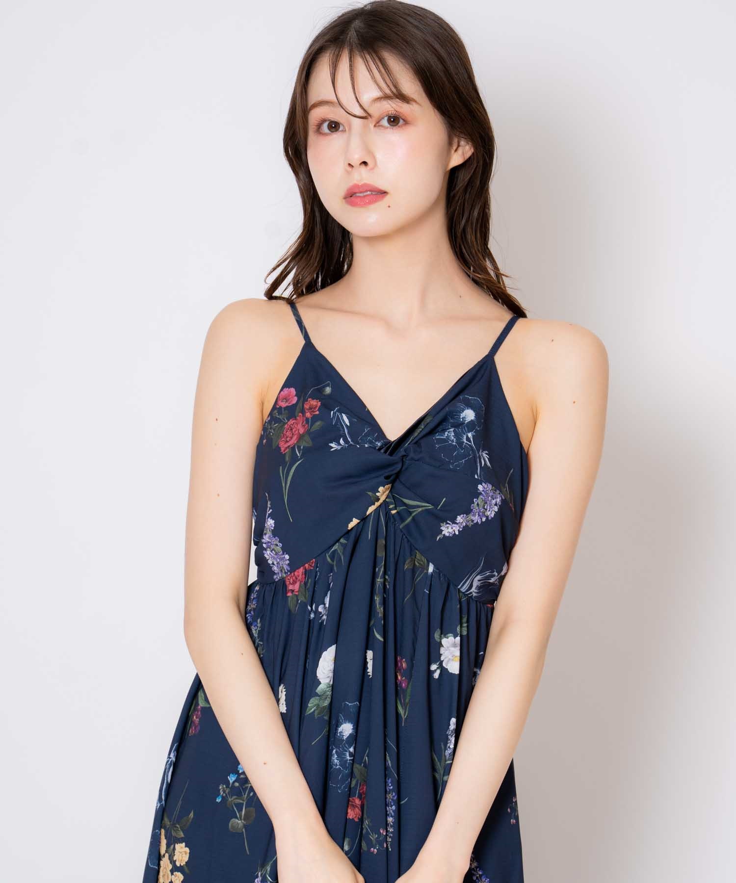 15周年】ボタニカルツイストキャミワンピース | キャミワンピース