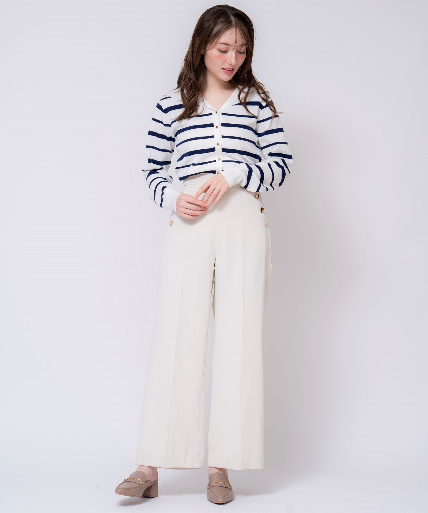 セーラーカラーマリンニット | ニット | NOELA OFFICIAL WEB STORE